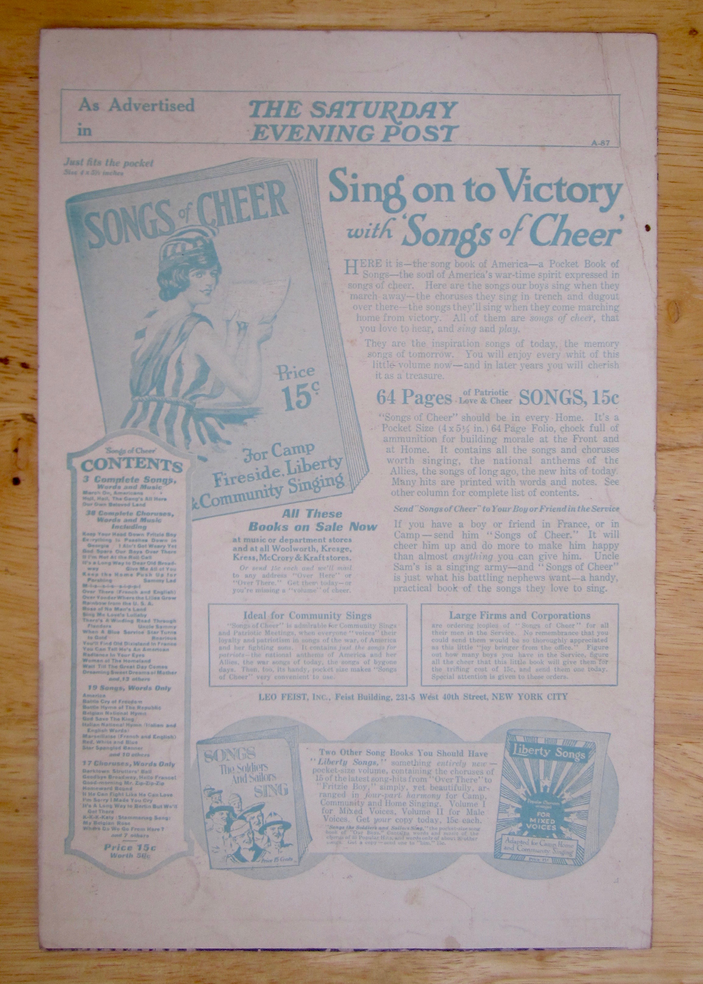 1918 You'll Find Old Dixieland In France Sheet Music