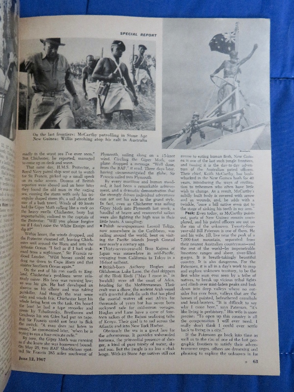 Newsweek Magazine June 12, 1967 The Adventurers