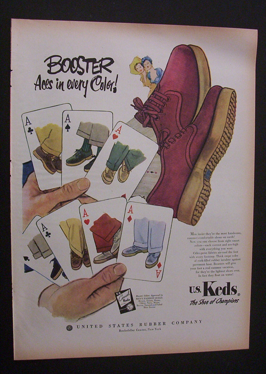 1951 Ad: Stanhome Products & Keds
