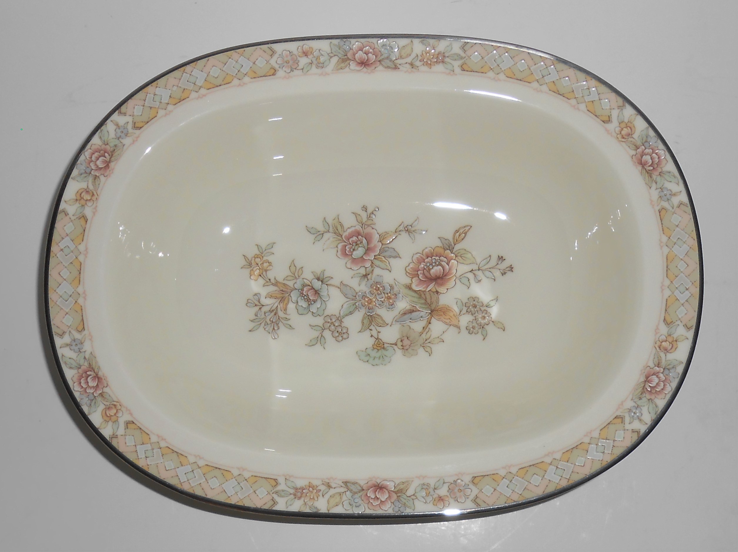 Noritake China Porcelain Platinum 9720 Imperial Garden