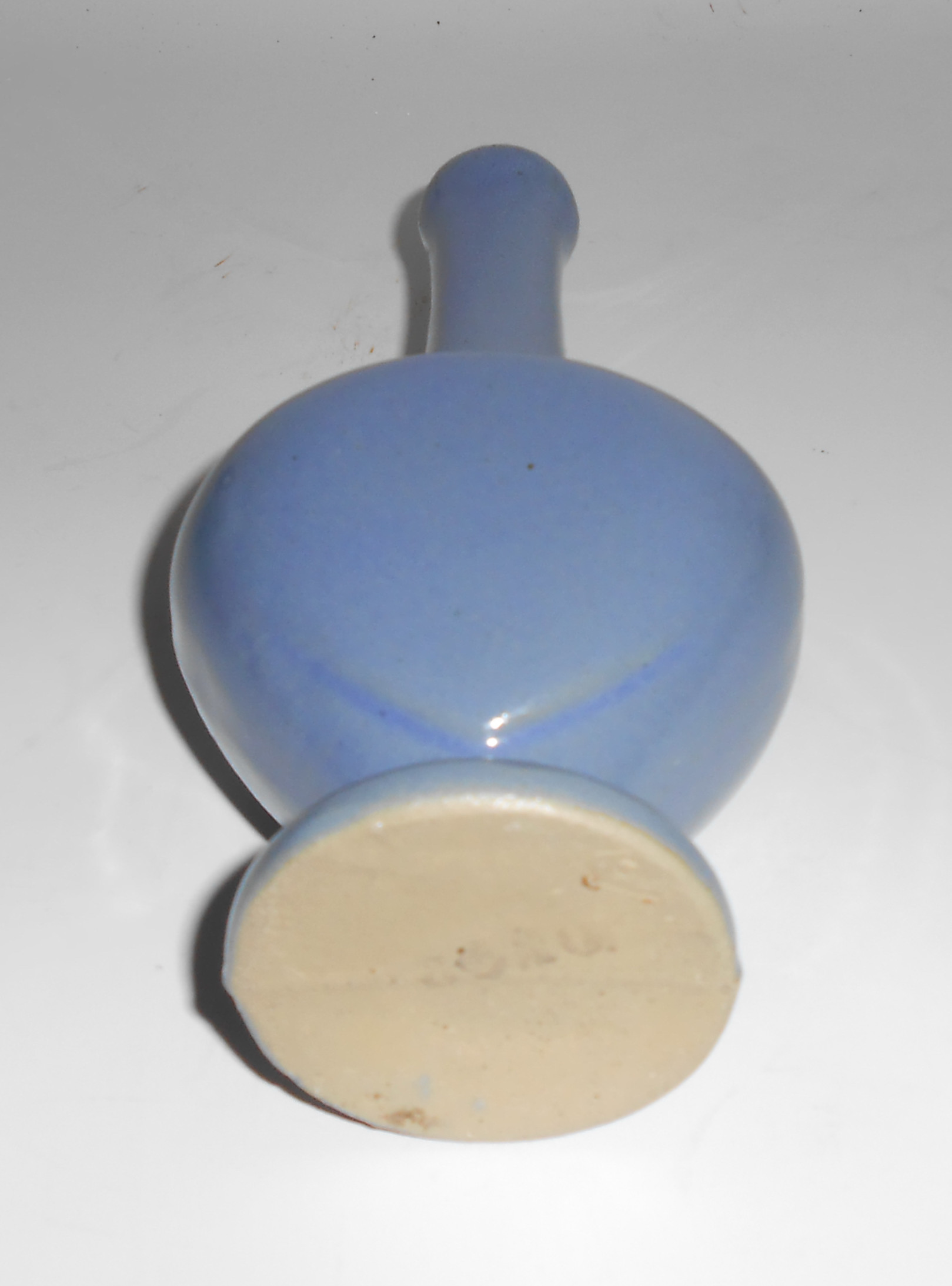 Zanesville Stoneware Pottery Delph Perfume Bottle