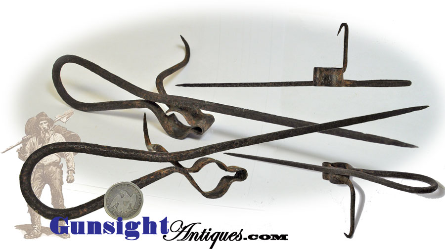 19th century hand wrought  ‘Sticking Tommy’ CANDLE HOLDER
