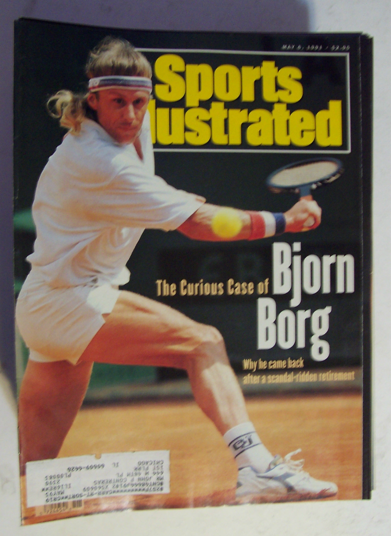 Sports Illustrated Magazine-May 6, 1991-Bjorn Borg