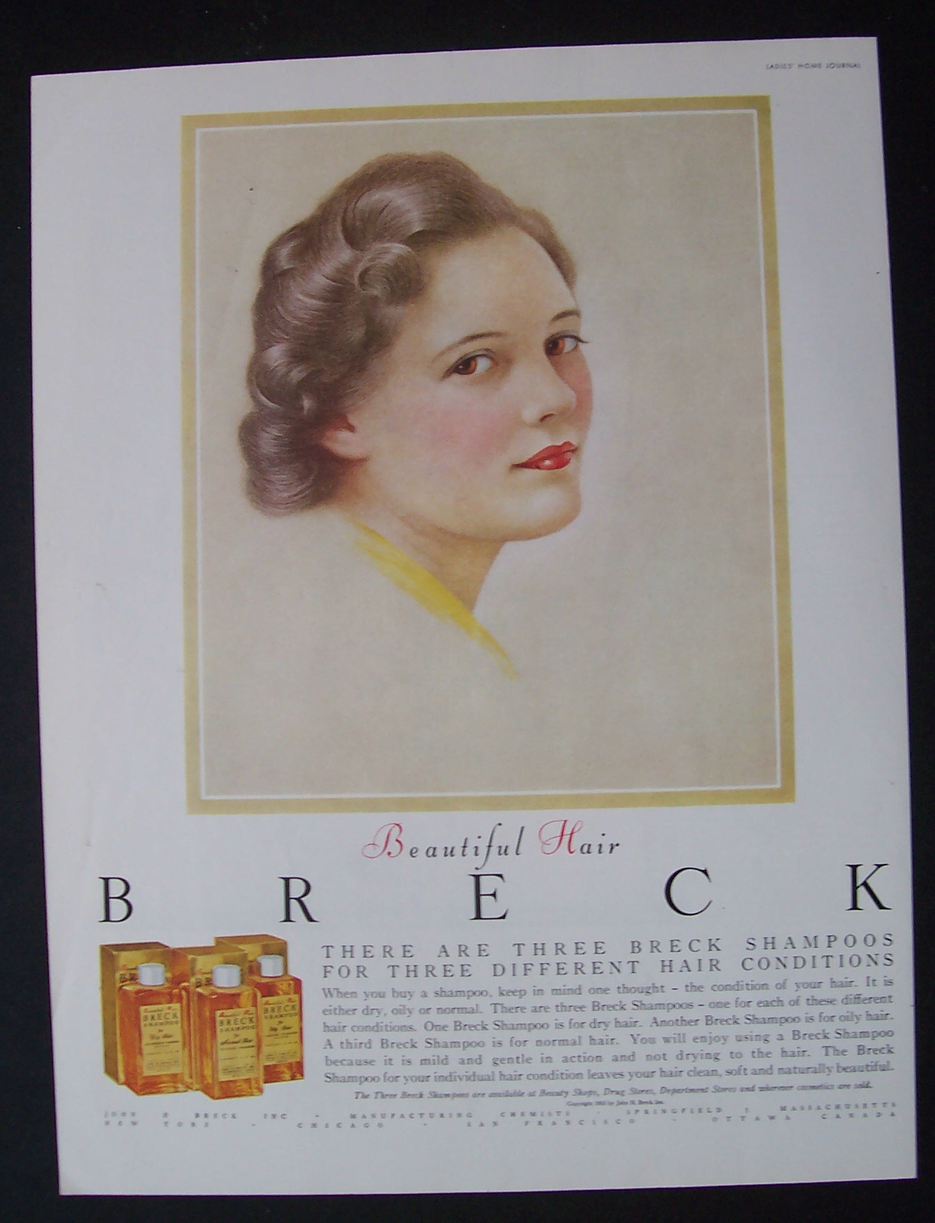 1955  Breck  Shampoo