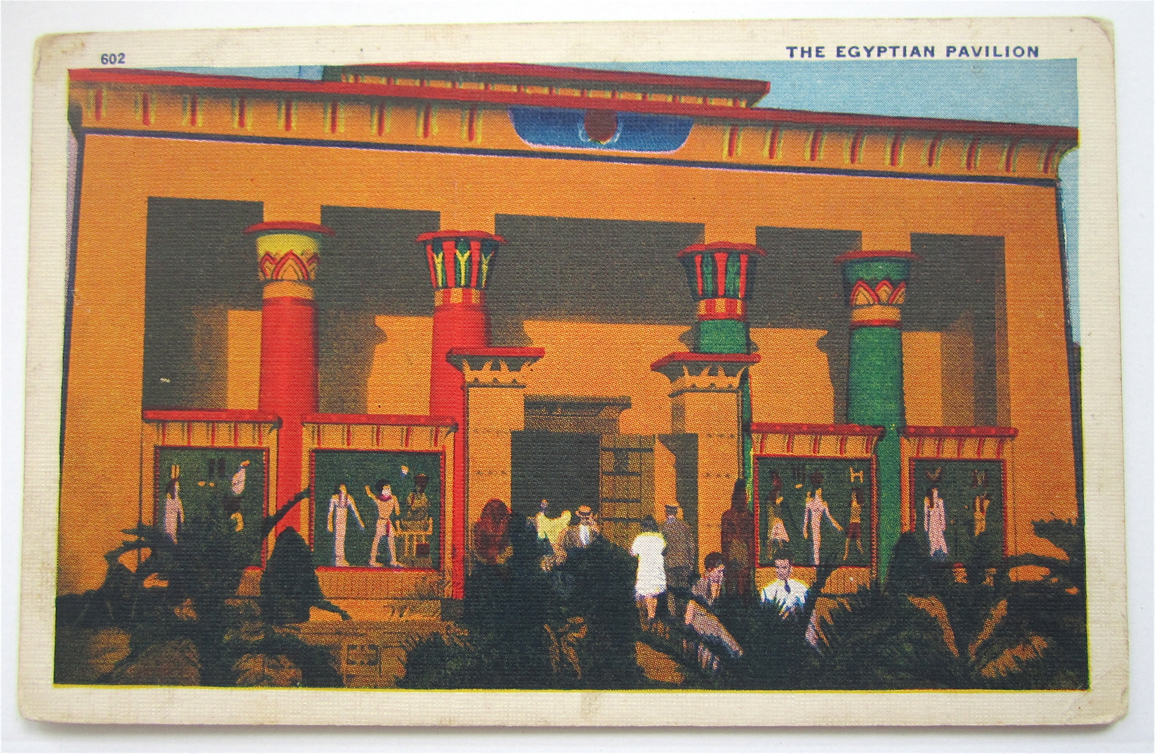 The Egyptian Pavilion Century Of Progress Postcard