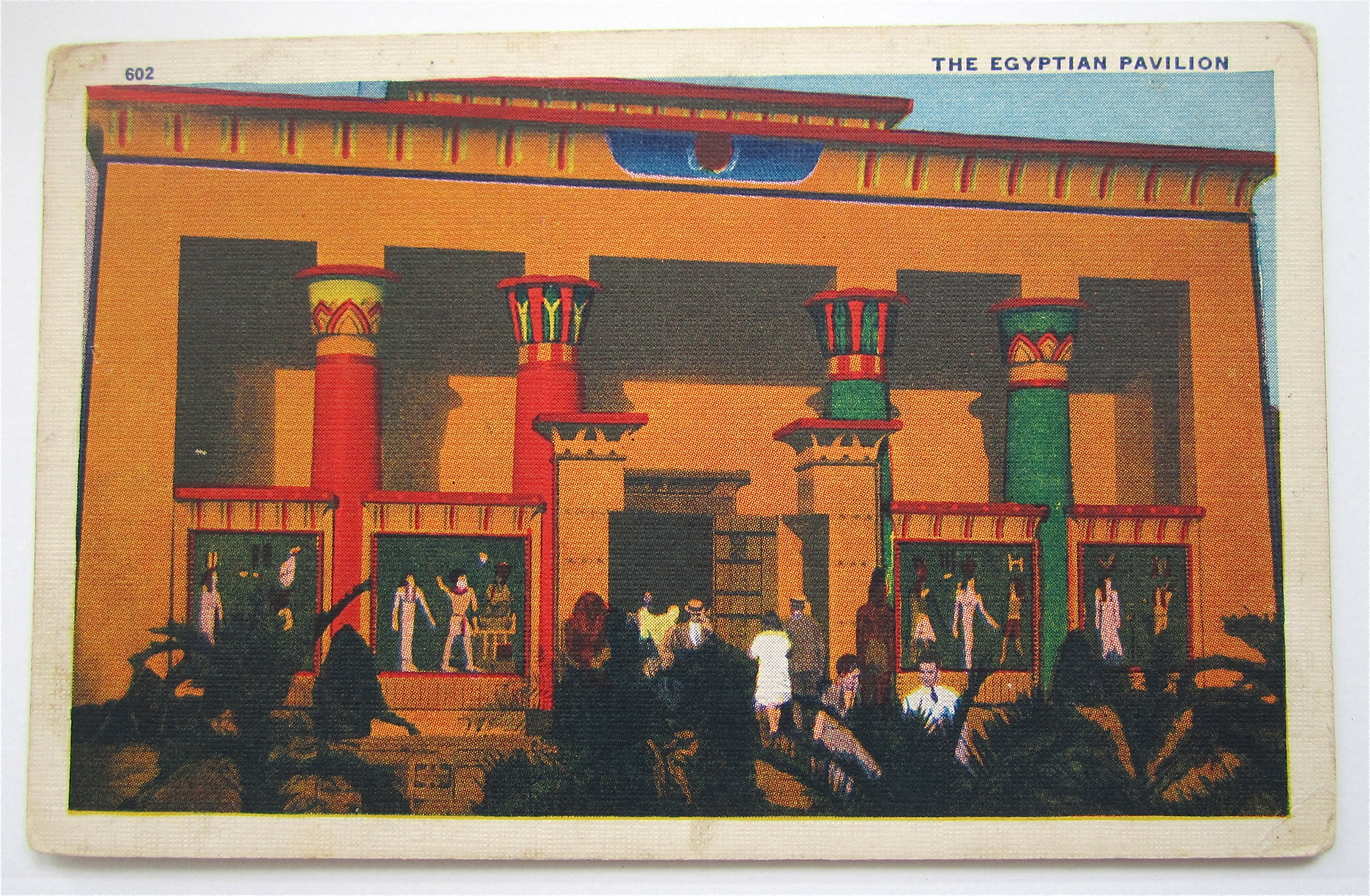 The Egyptian Pavilion Century Of Progress Postcard