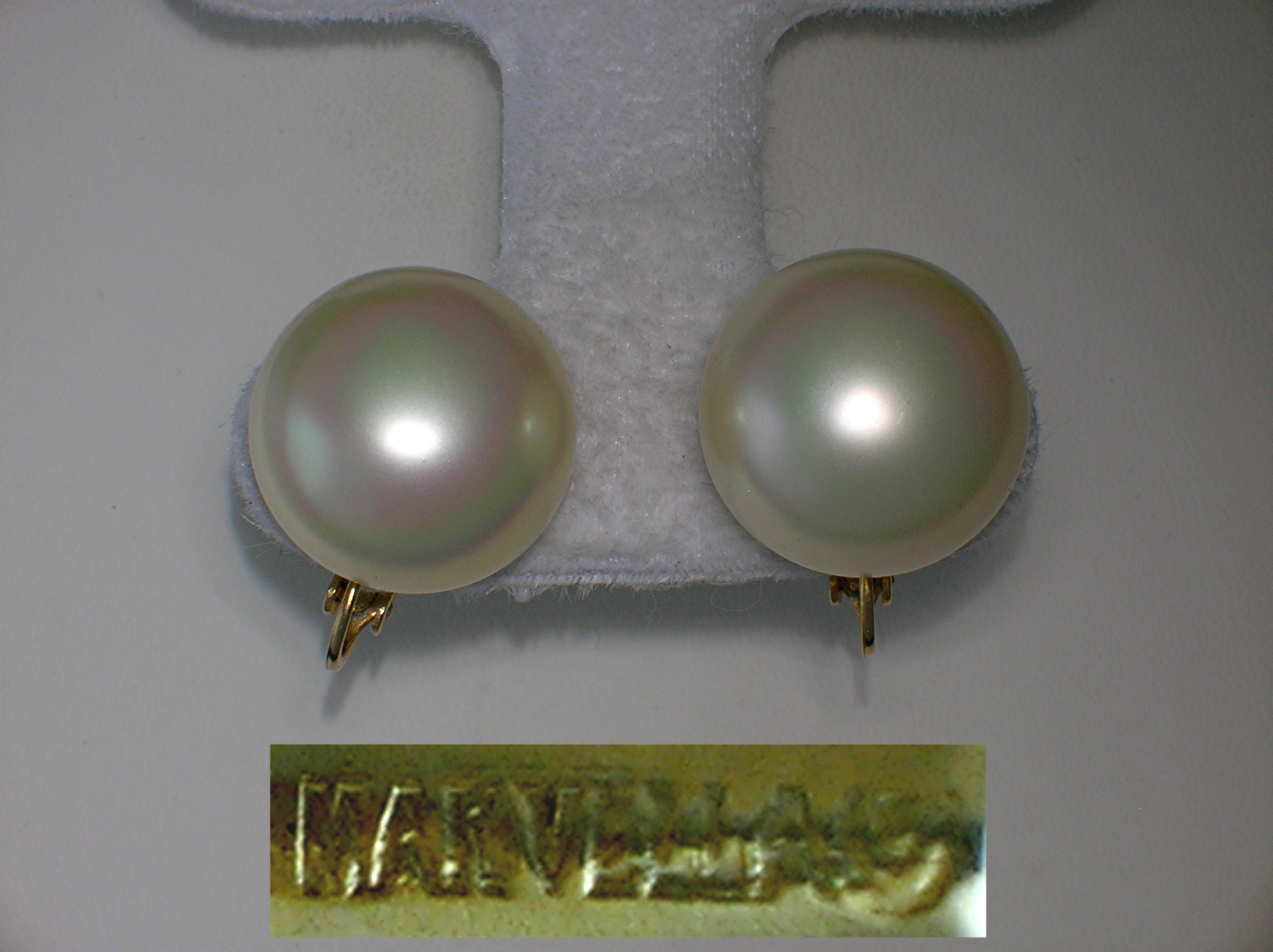 MARVELLA Pearl Clip, Screwback Earrings