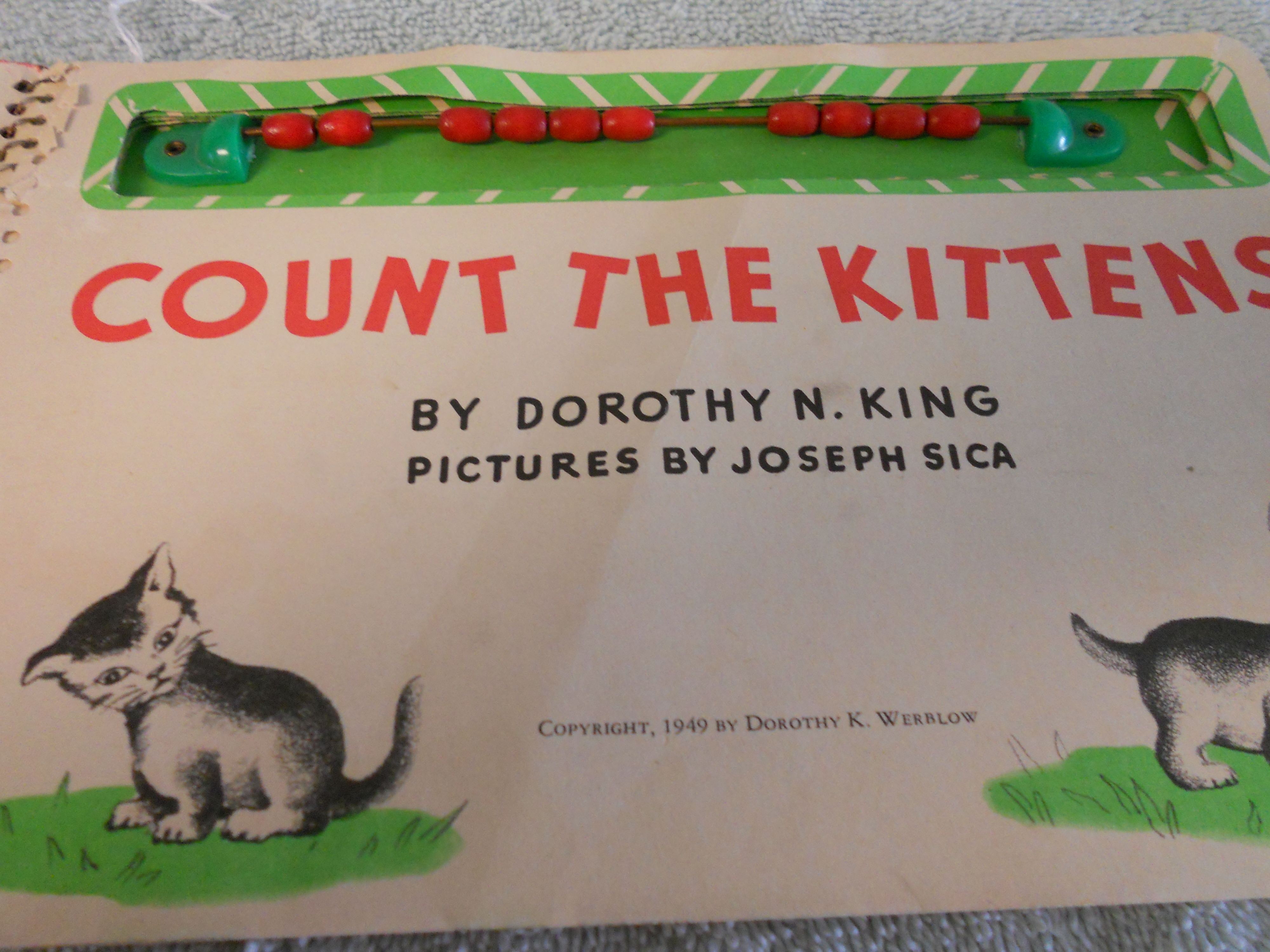 Count The Kittens Book Dorothy N King 1949 Joseph Sica