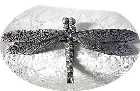 Antique  Large Silver Dragonfly Brooch/Pin