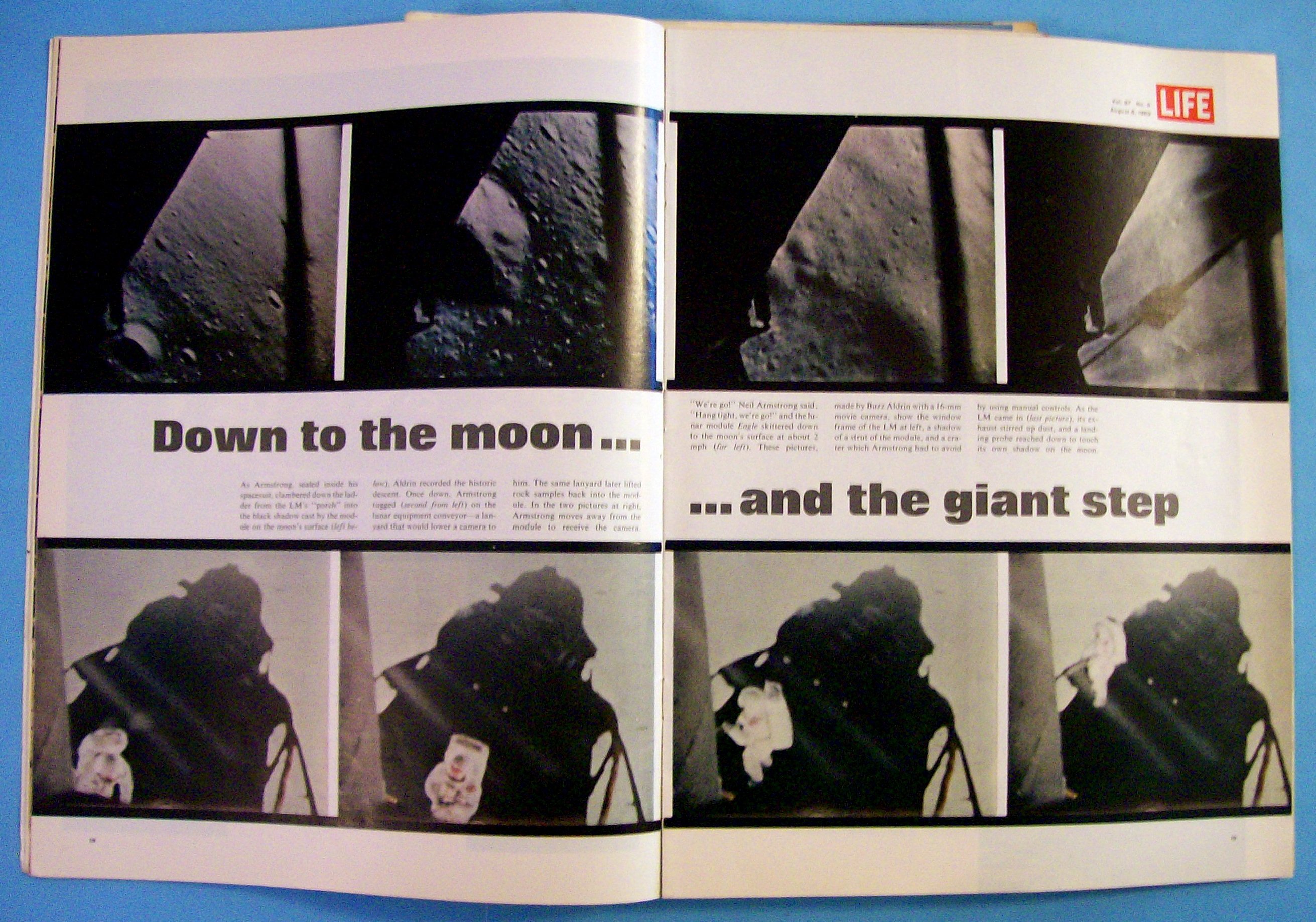 Life Magazine-August 8, 1969-On The Moon