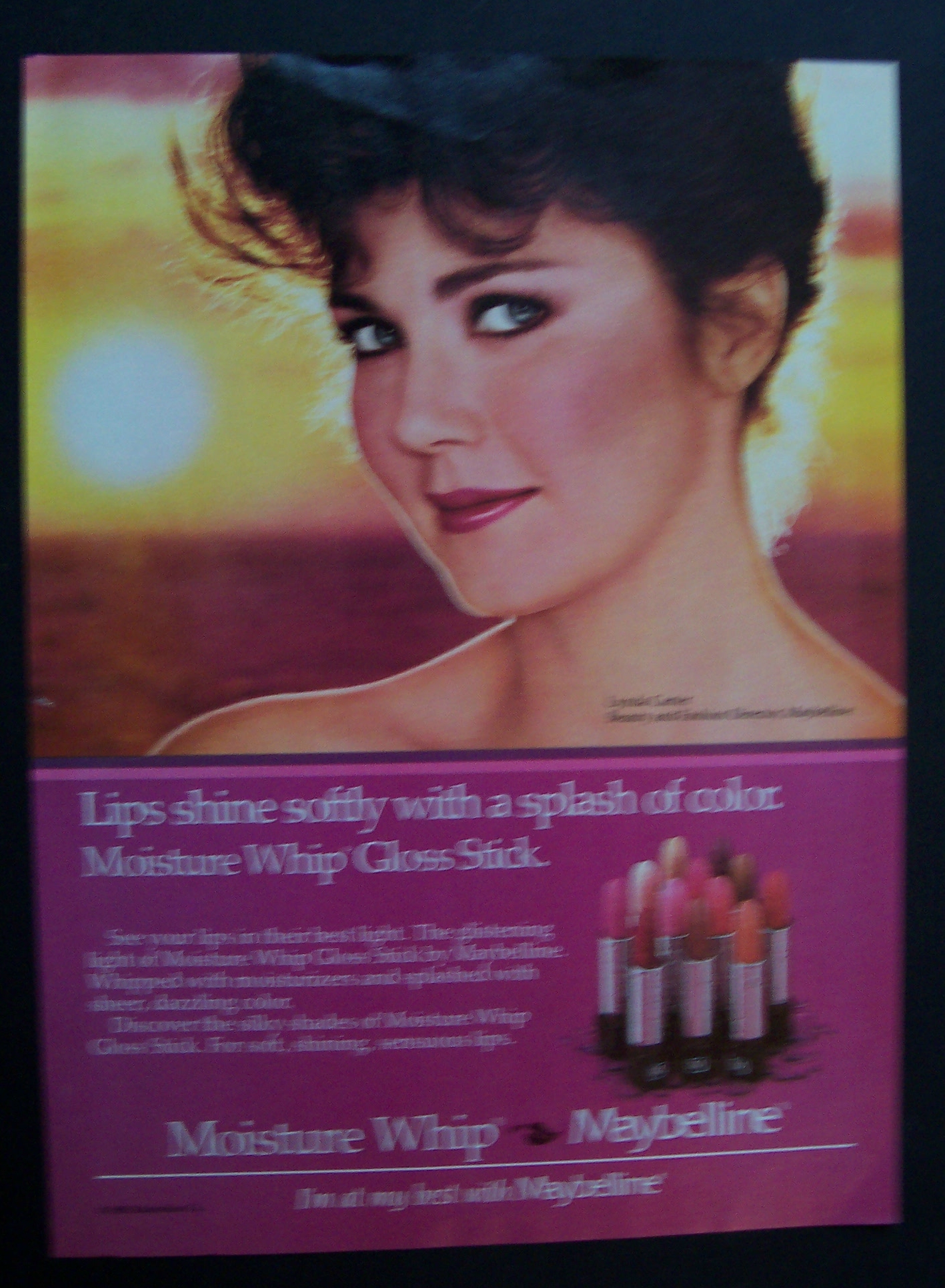 1985 Maybelline Gloss Stick w/ Lynda Carter