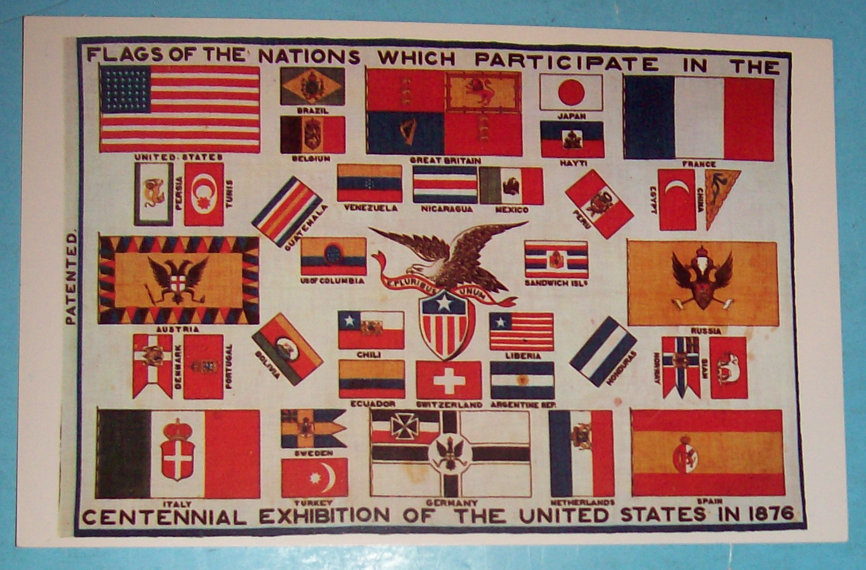 Flags Of The Nations Postcard