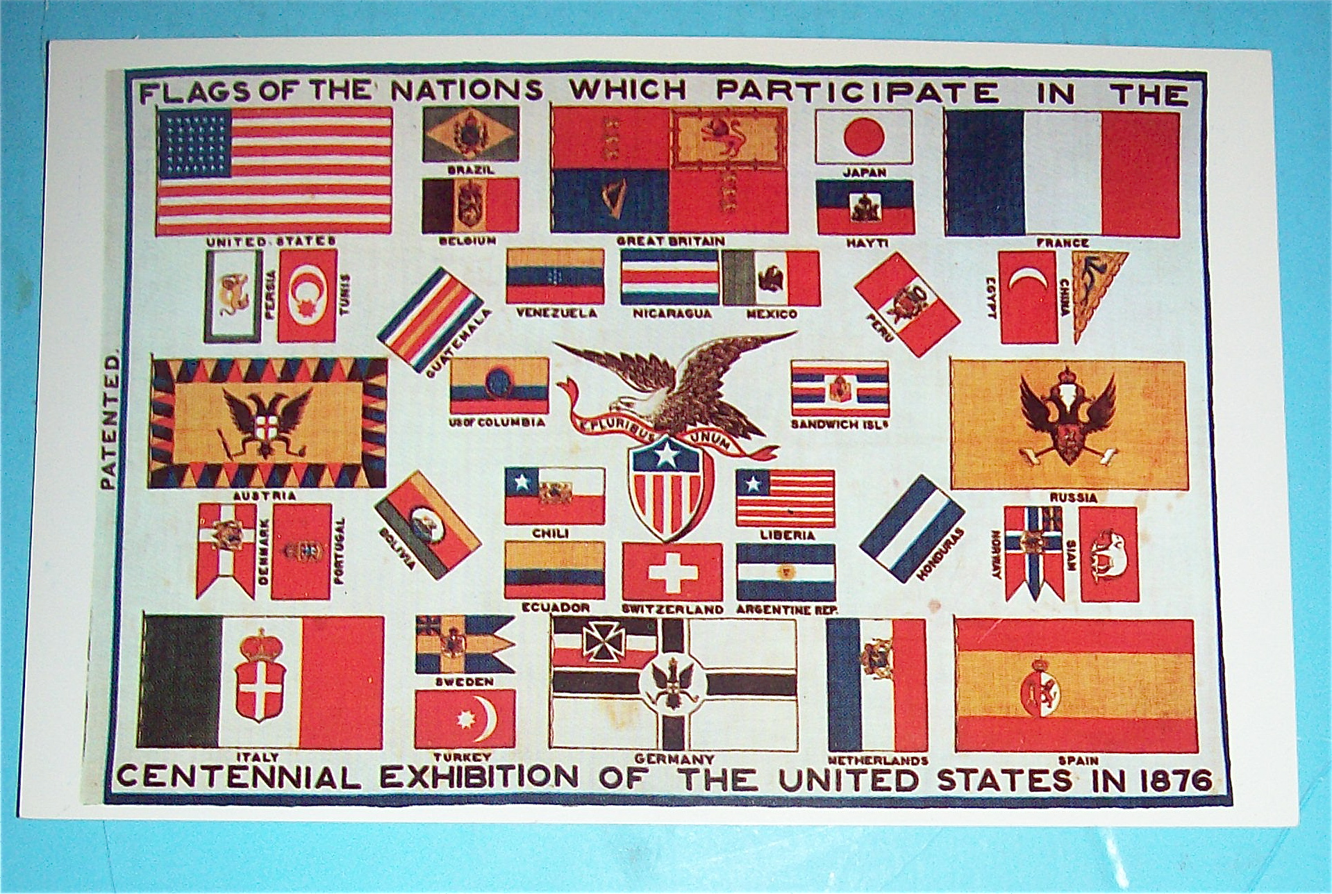 Flags Of The Nations Postcard