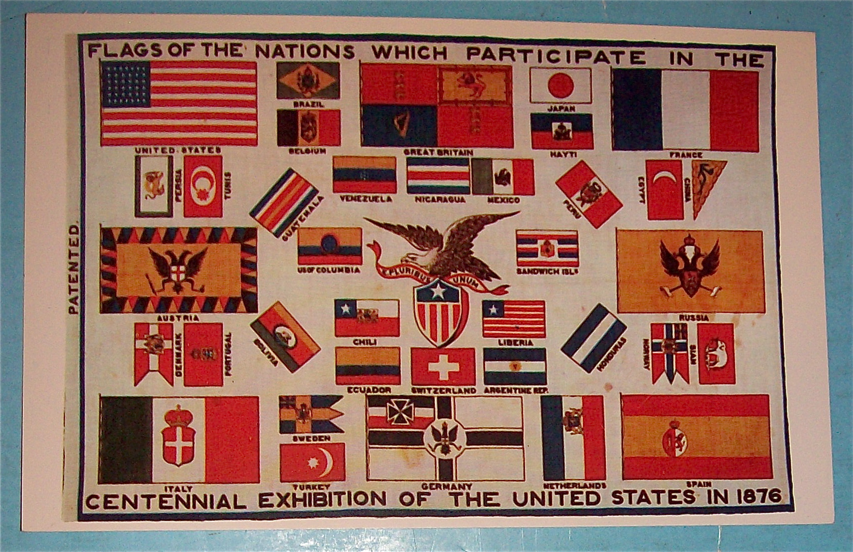 Flags Of The Nations Postcard