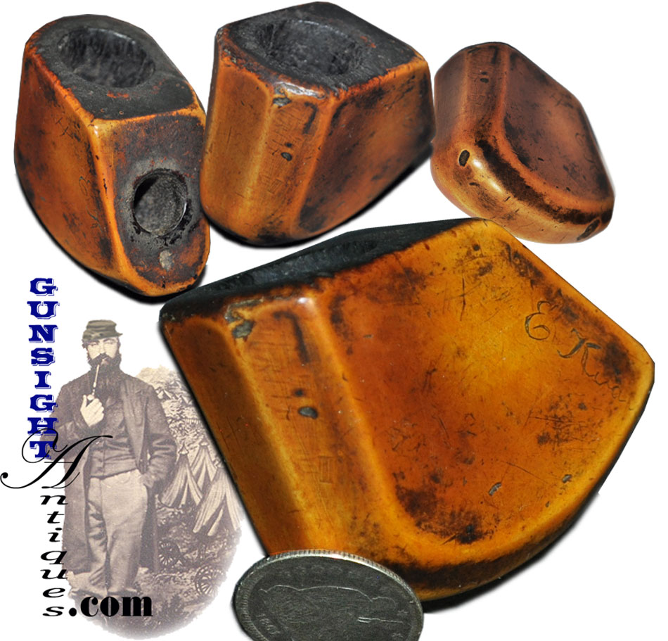 25th Illinois – Civil War Soldier’s Meerschaum Tobacco Pie