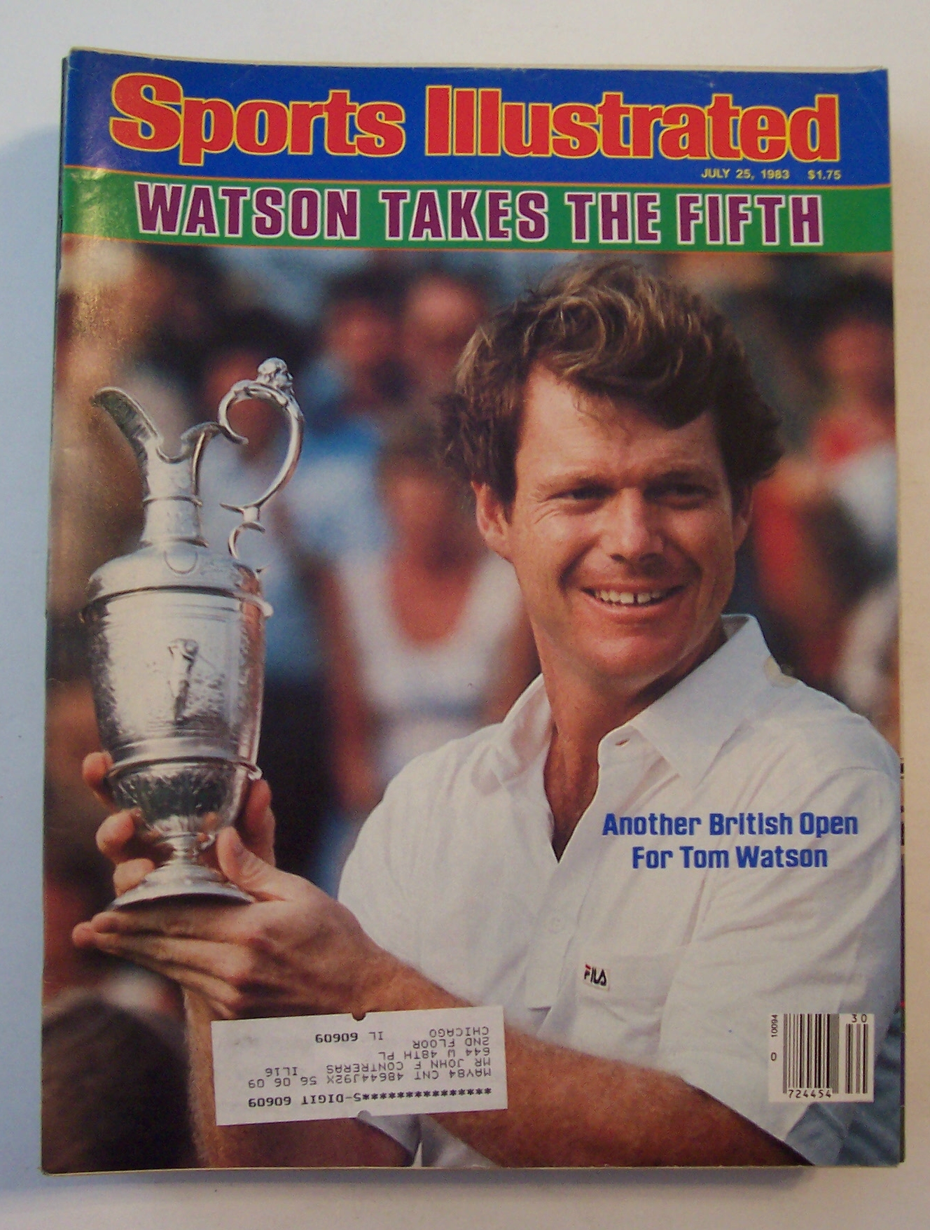 Sports Illustrated Magazine -July 25, 1983- Tom Watson