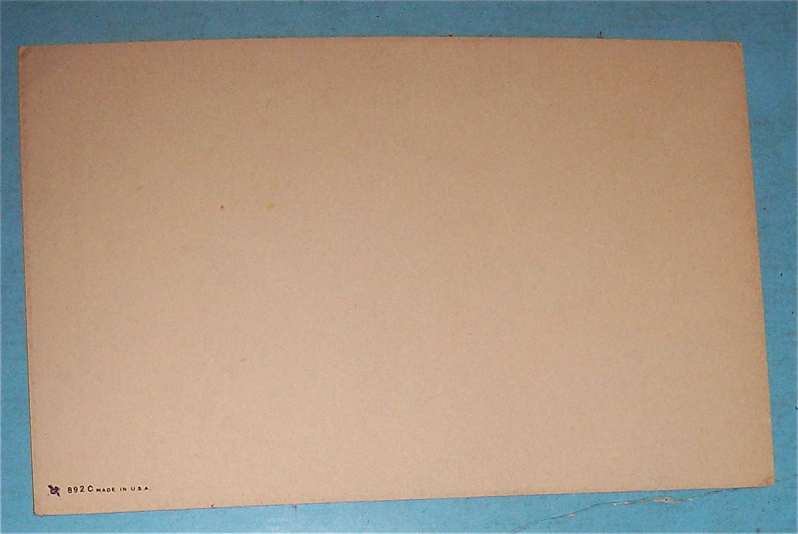 1946 Enrollment Card Postcard