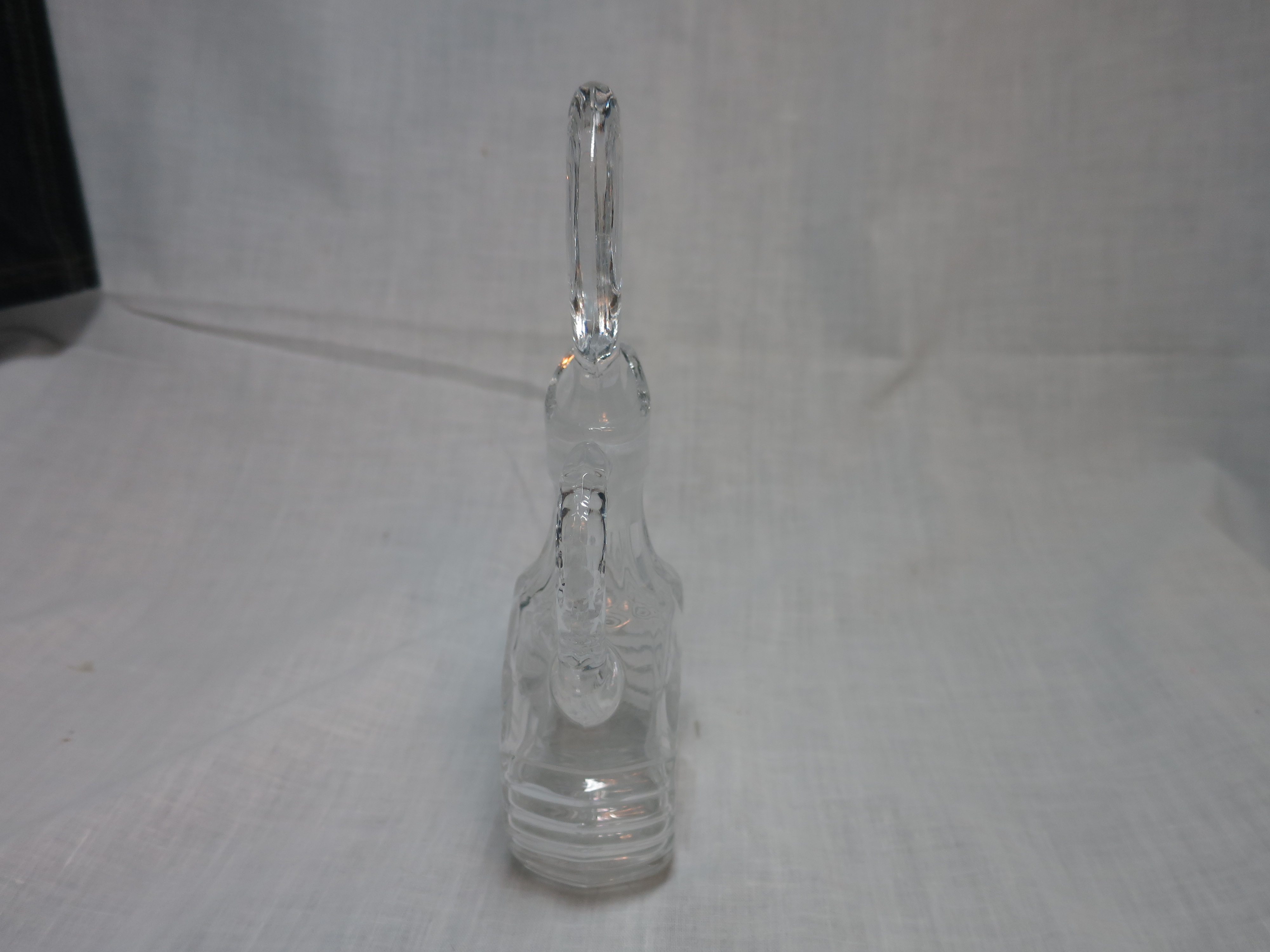 Cut Etched Crystal Pinwheel Cruet Sisters of Holy Cross