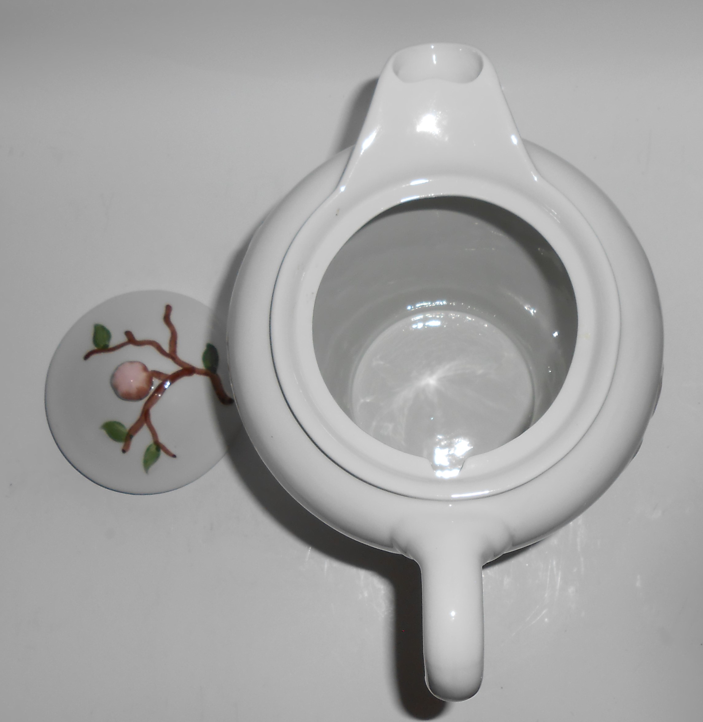 California Ceramics Orchard Ware Pink Dogwood Coffee Po
