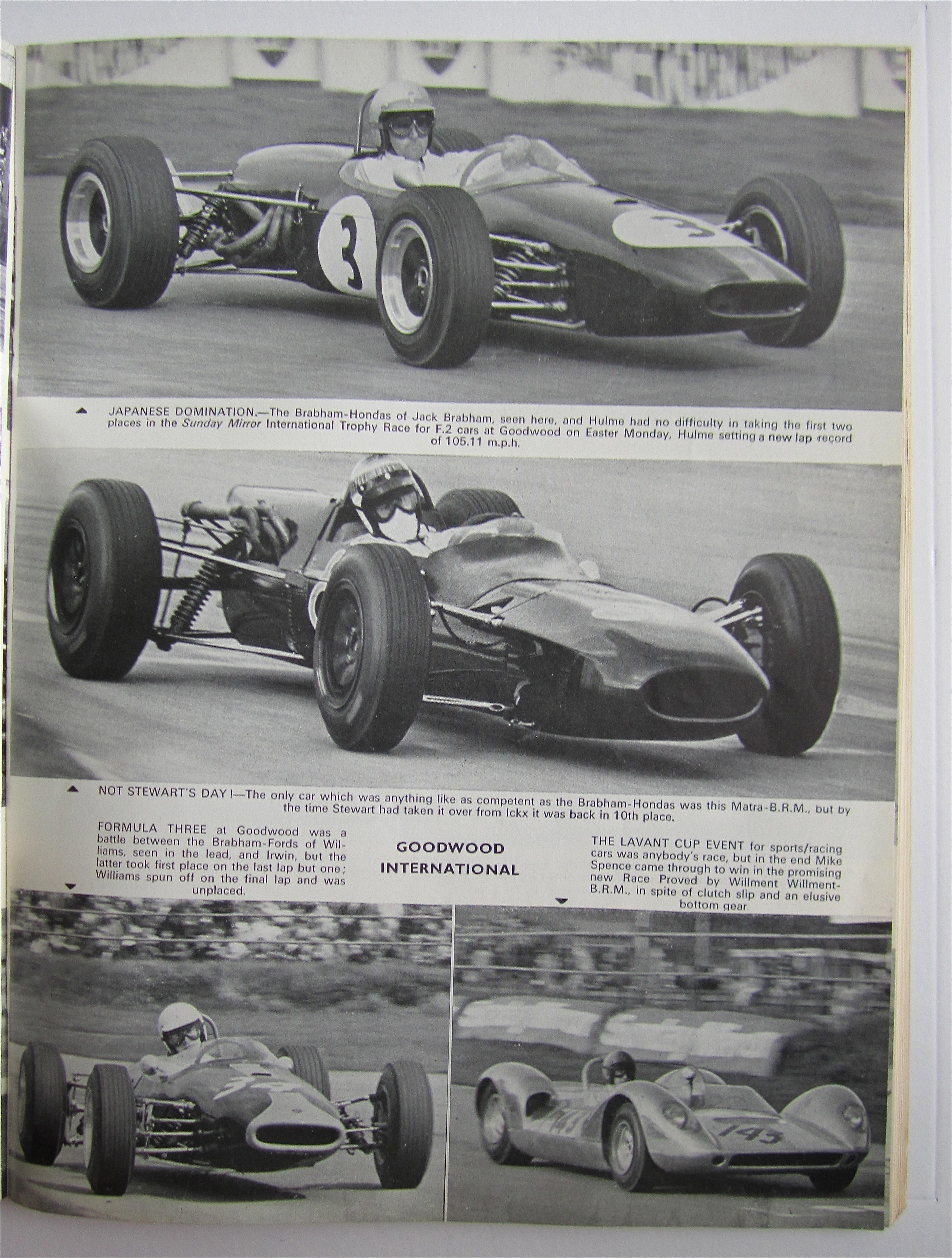 Motor Sport Magazine May 1966 Winner Again