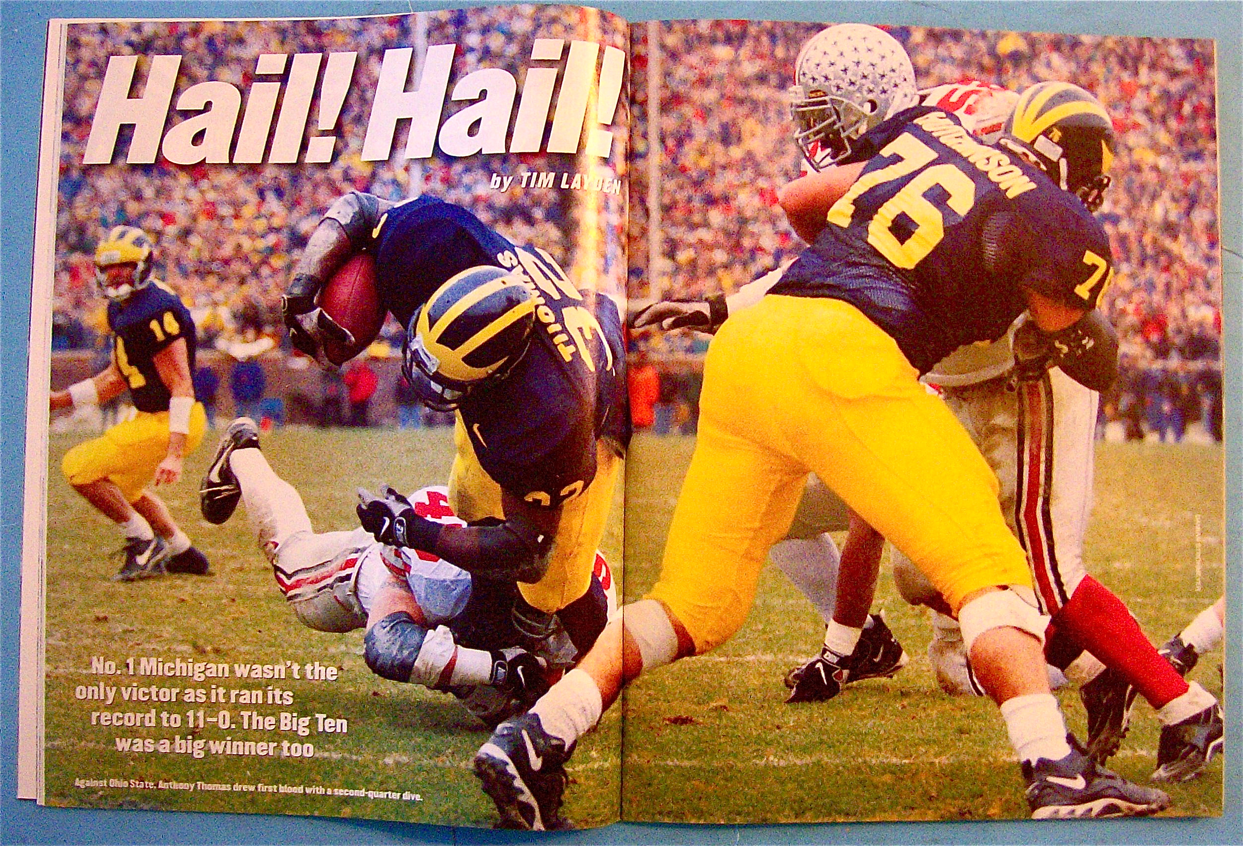 Sports Illustrated Magazine-December 1, 1997-Mich/Ohio