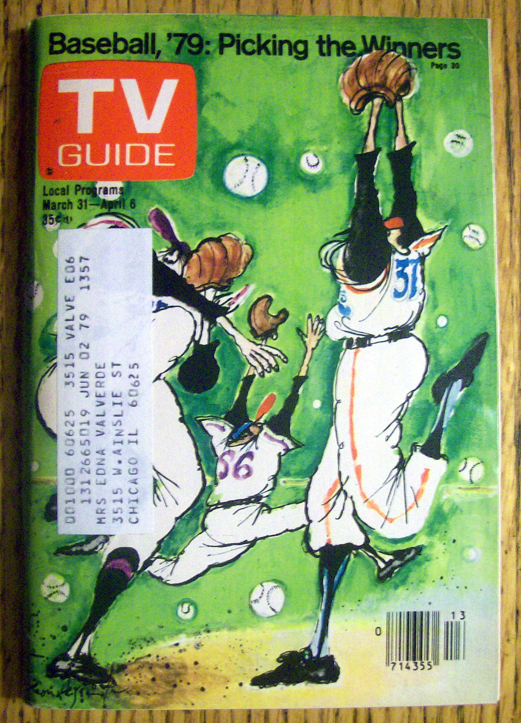 TV Guide-March 31-April 6, 1979-Baseball '79