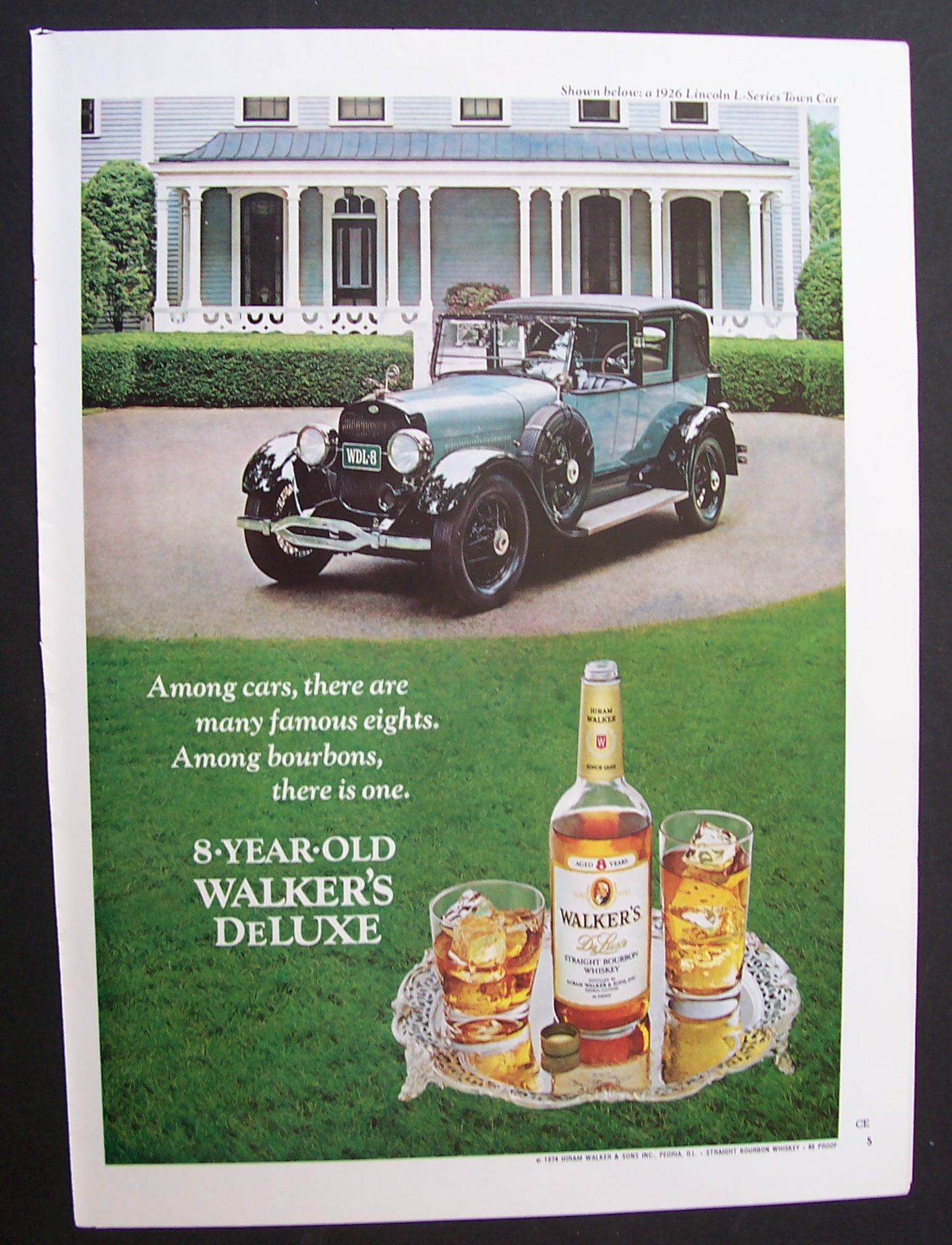 1974  Walker's  Deluxe  Whiskey