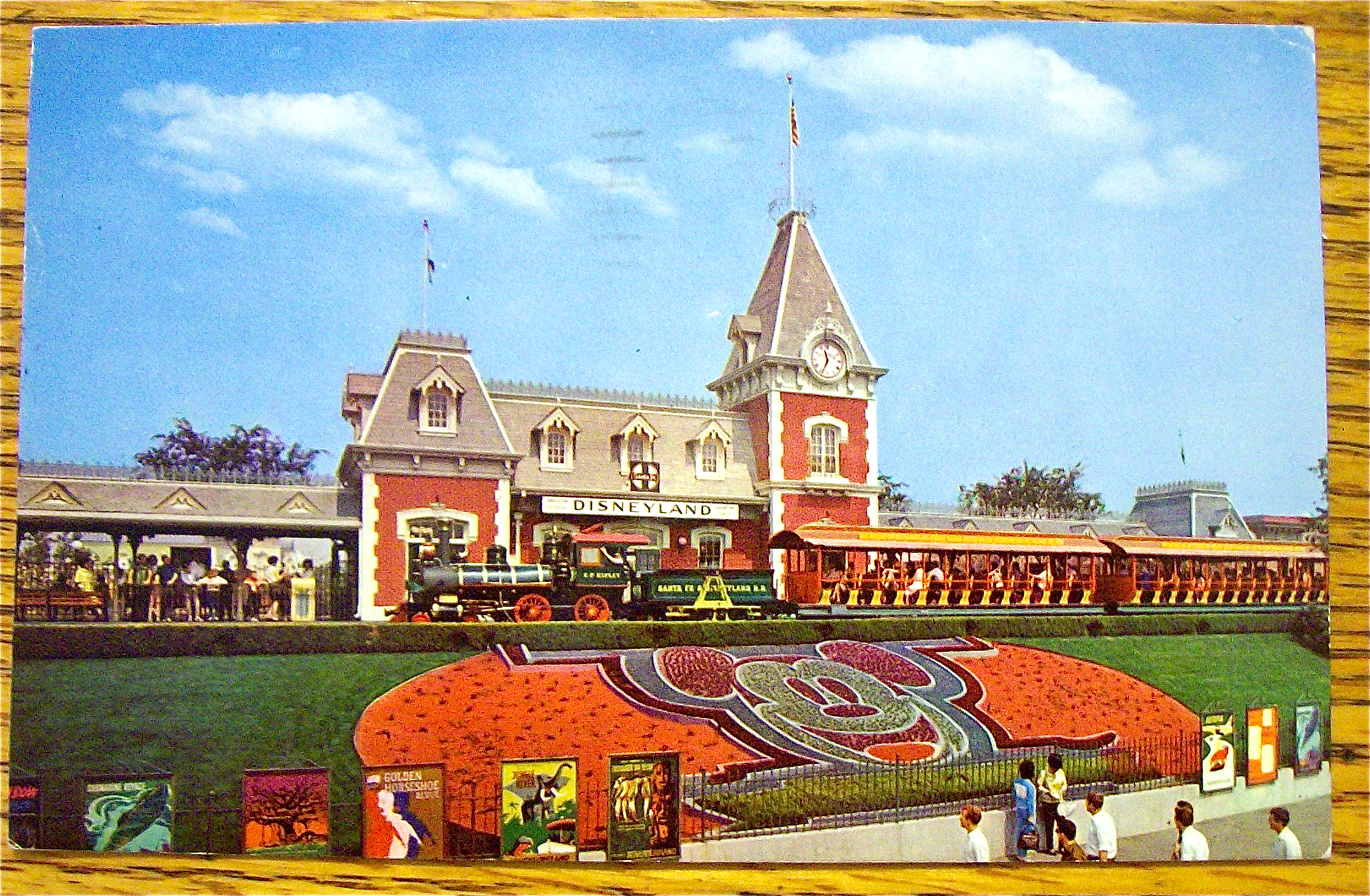 Entrance To Magic Kingdom Postcard