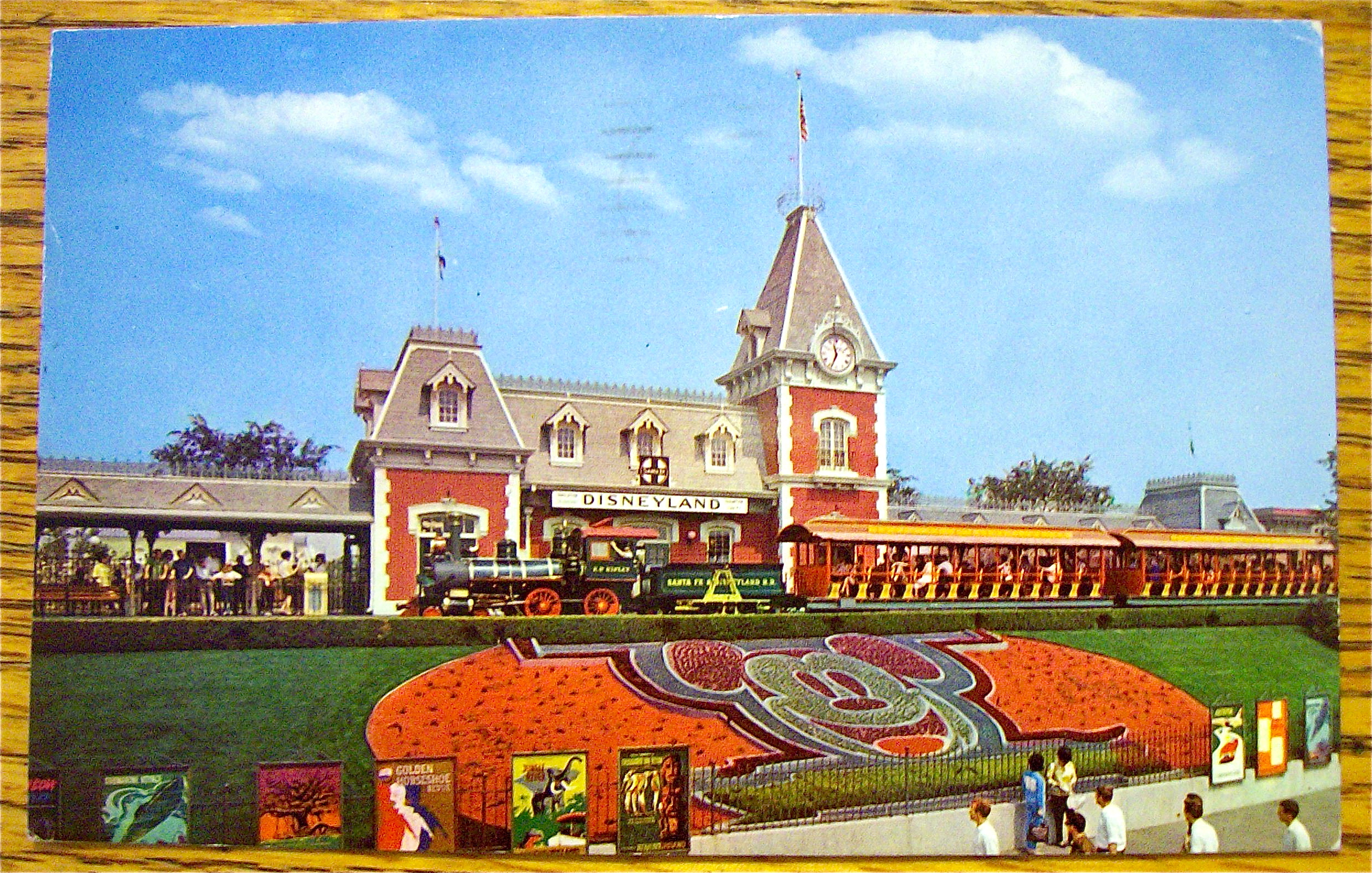 Entrance To Magic Kingdom Postcard