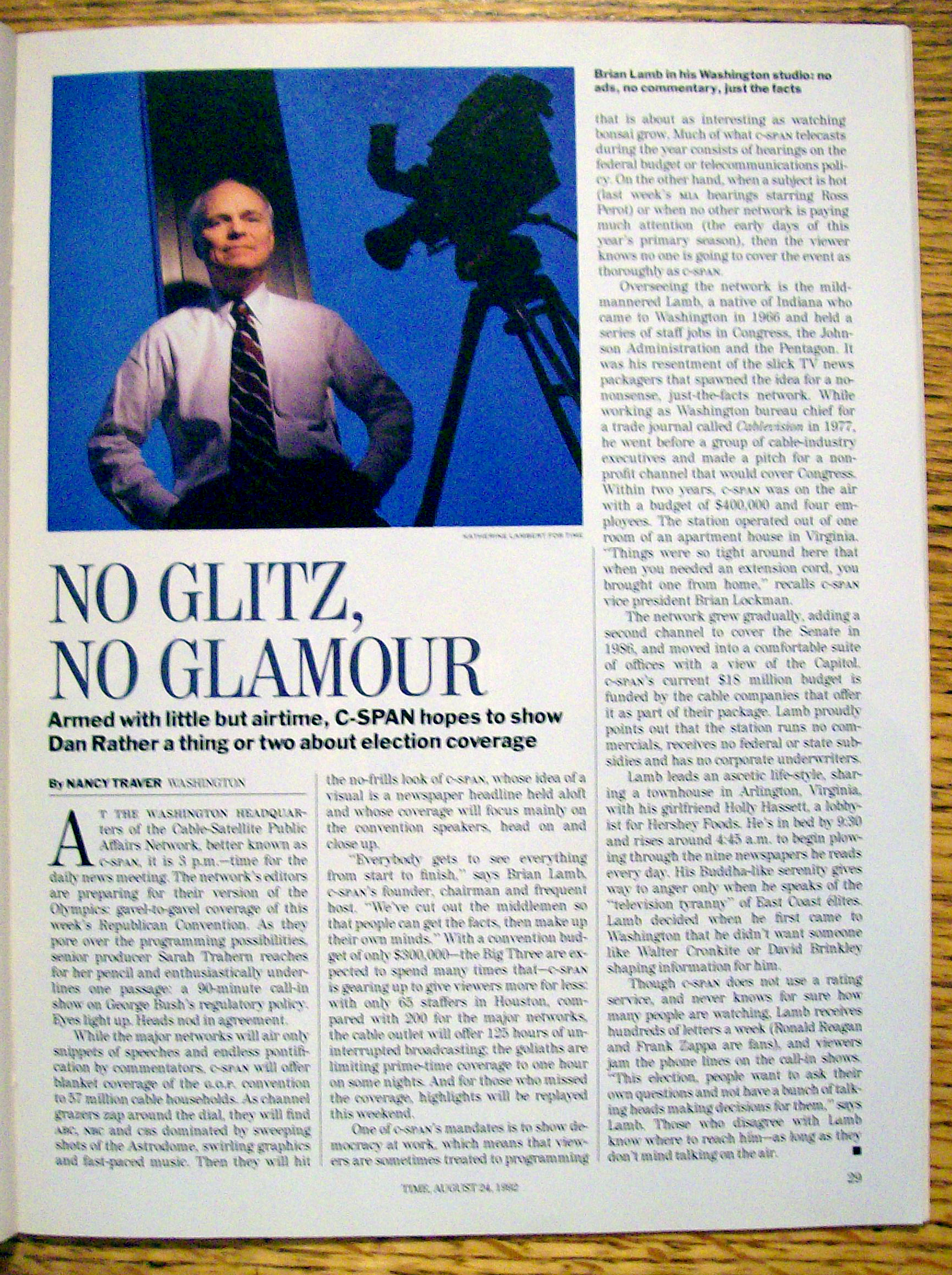 Time Magazine-August 24, 1992-George Bush