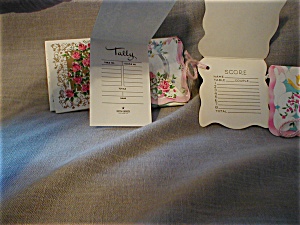 Bridge Tally Cards