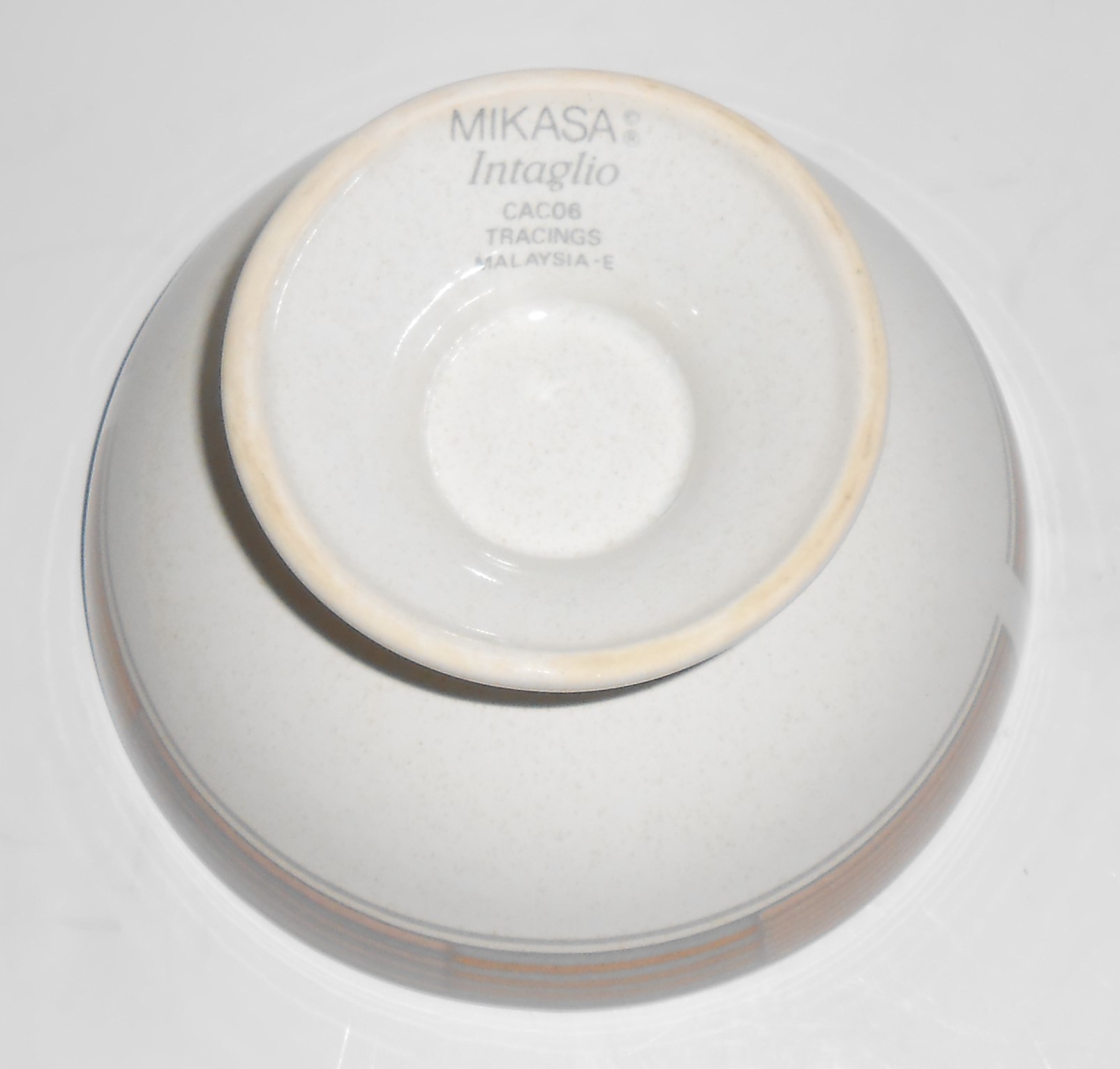Mikasa China CAC06 Tracings Crudite / Sherbet Bowl