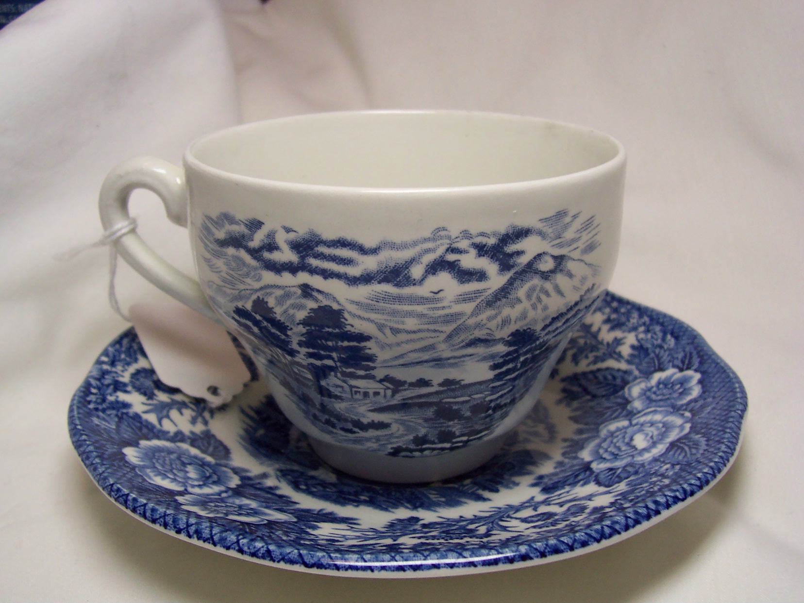 Royal Warwick Lochs of England Cup Saucer