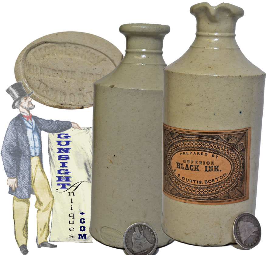 mid 19th century E. S. CURTIS - MASTER INK