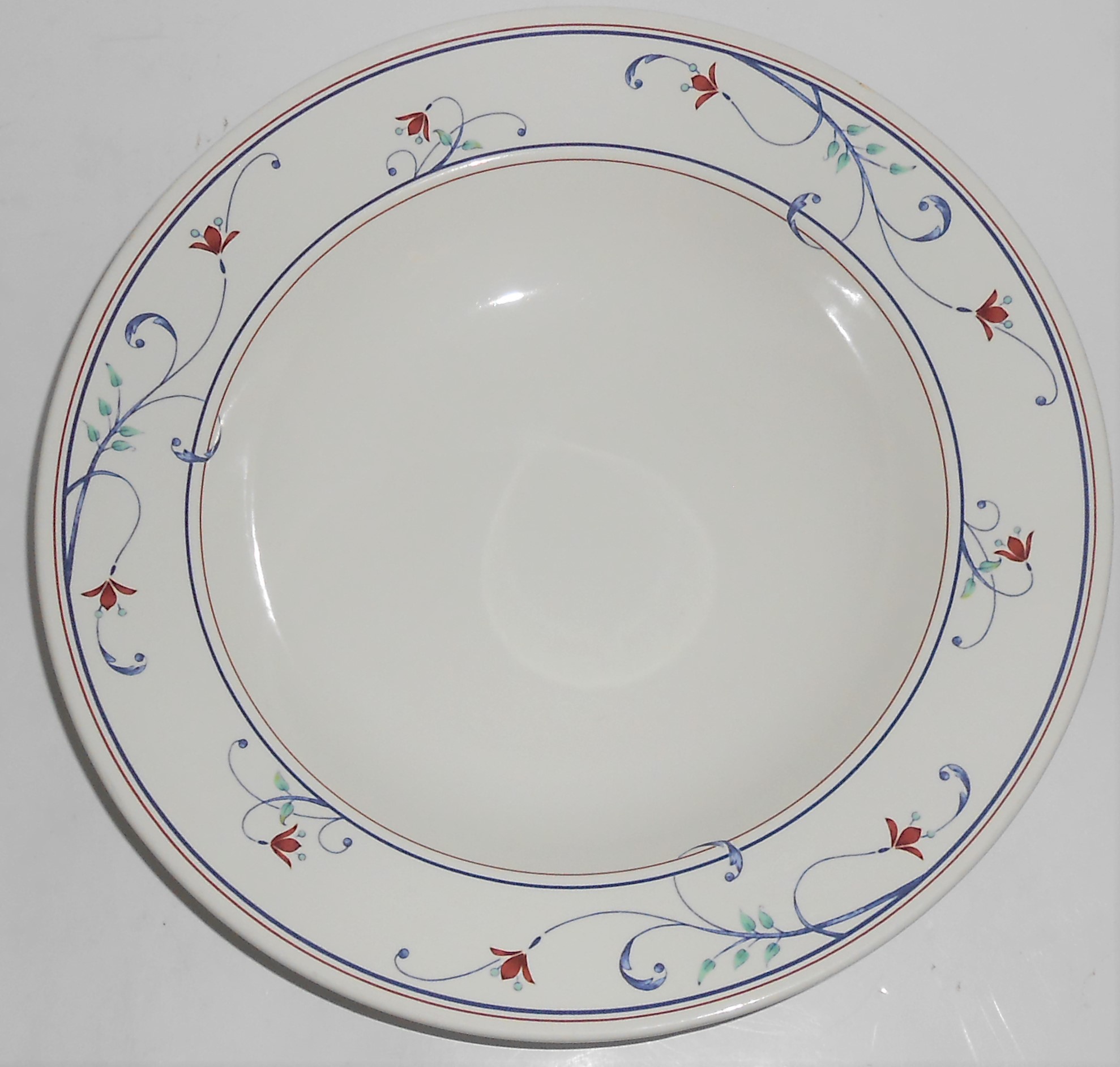 Mikasa China CAC20 Intaglio Annette Rimmed Soup Bowl