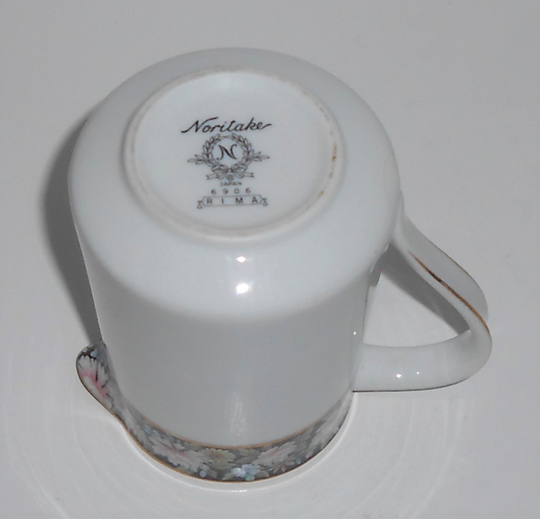 Noritake China Porcelain Rima Floral Creamer