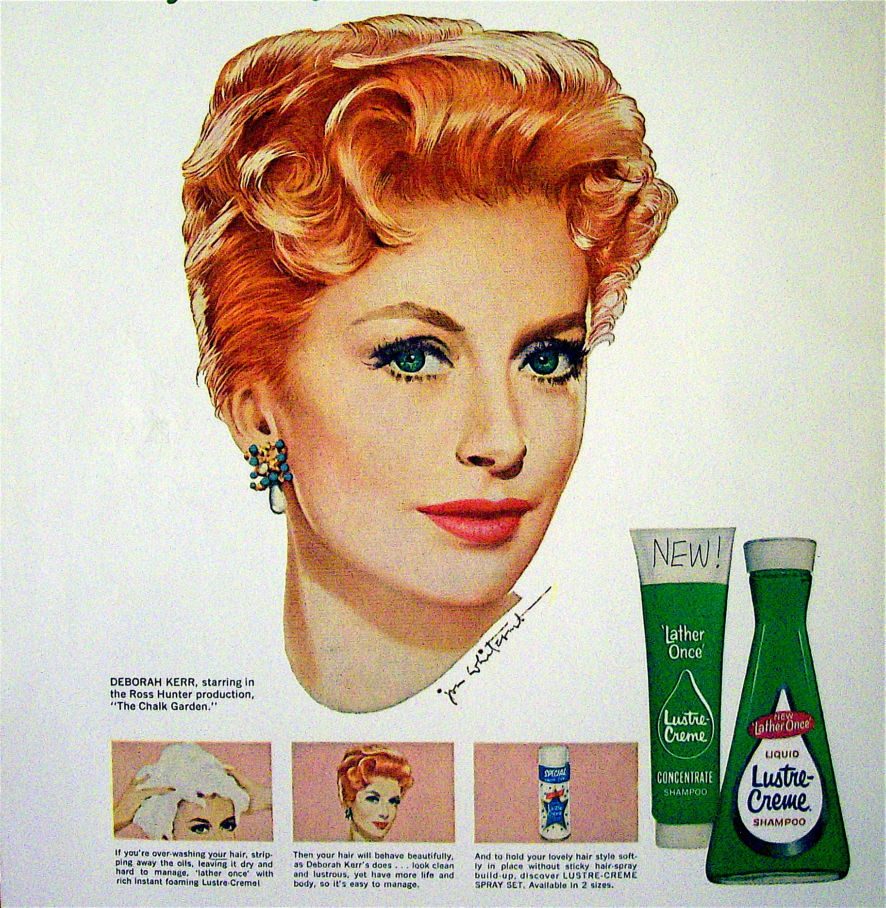 1964 Lustre Creme Shampoo with Deborah Kerr