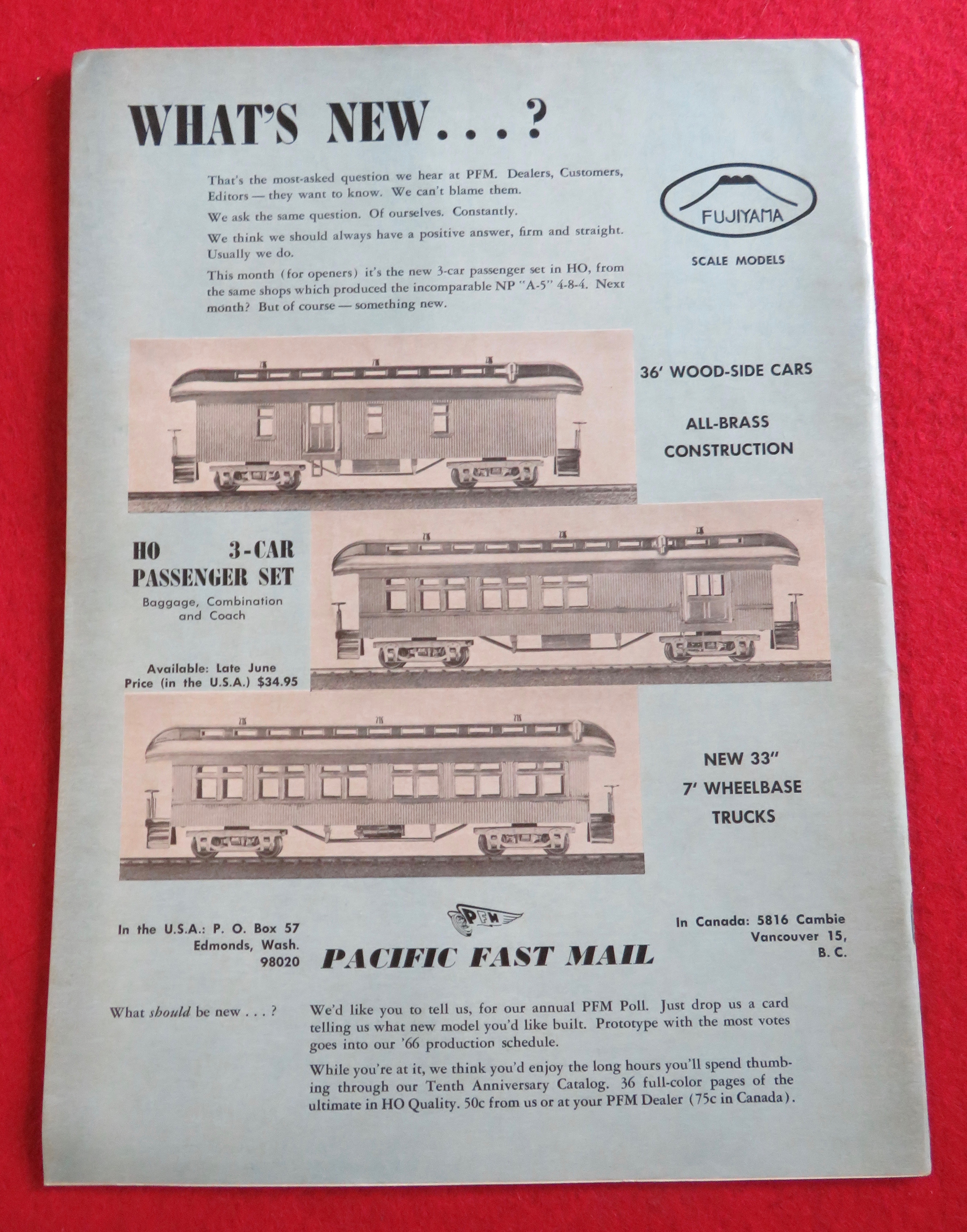 Model Railroader Magazine June 1965