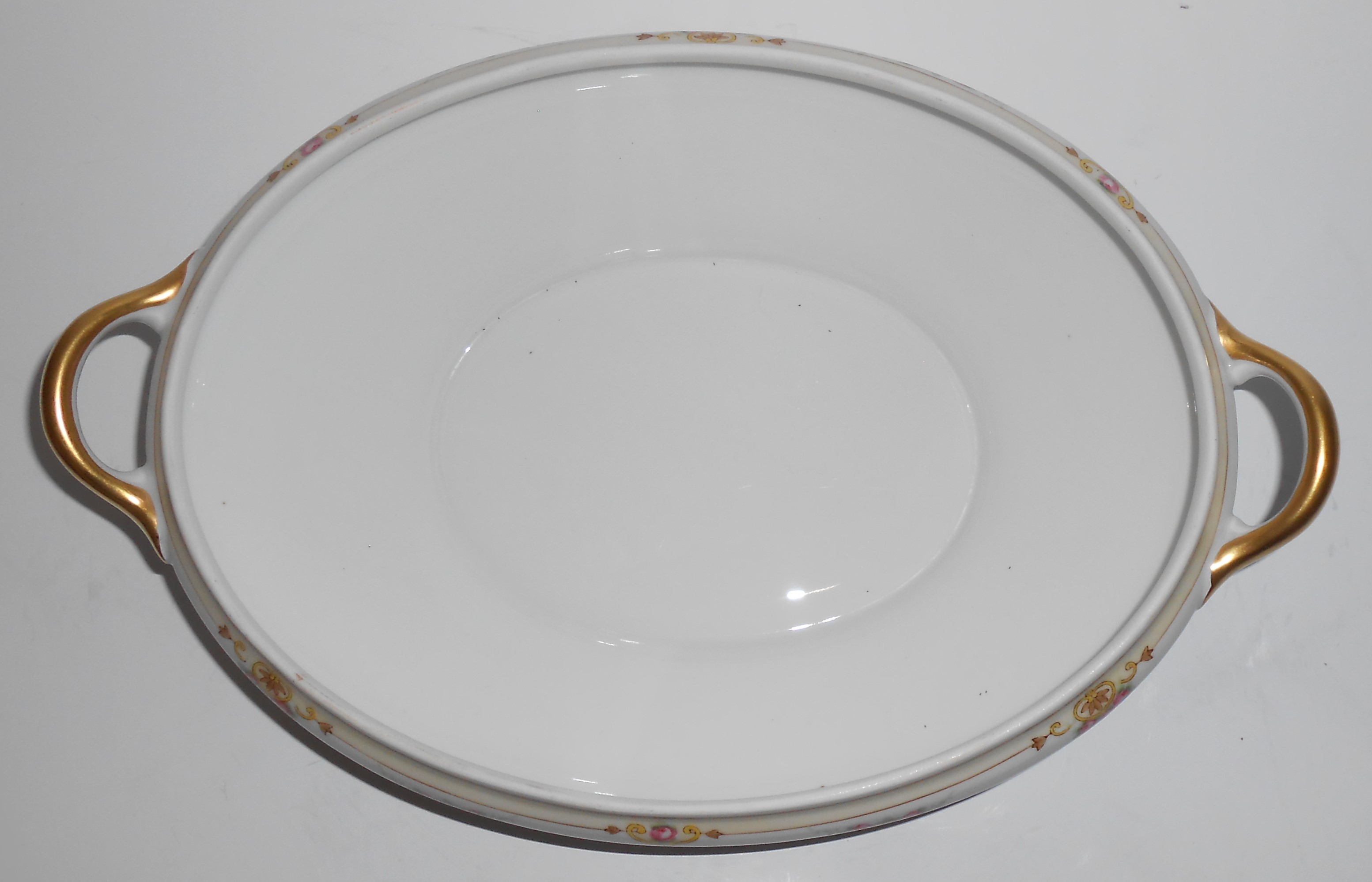 Noritake Nippon Porcelain China Floral/Gold Vegetable