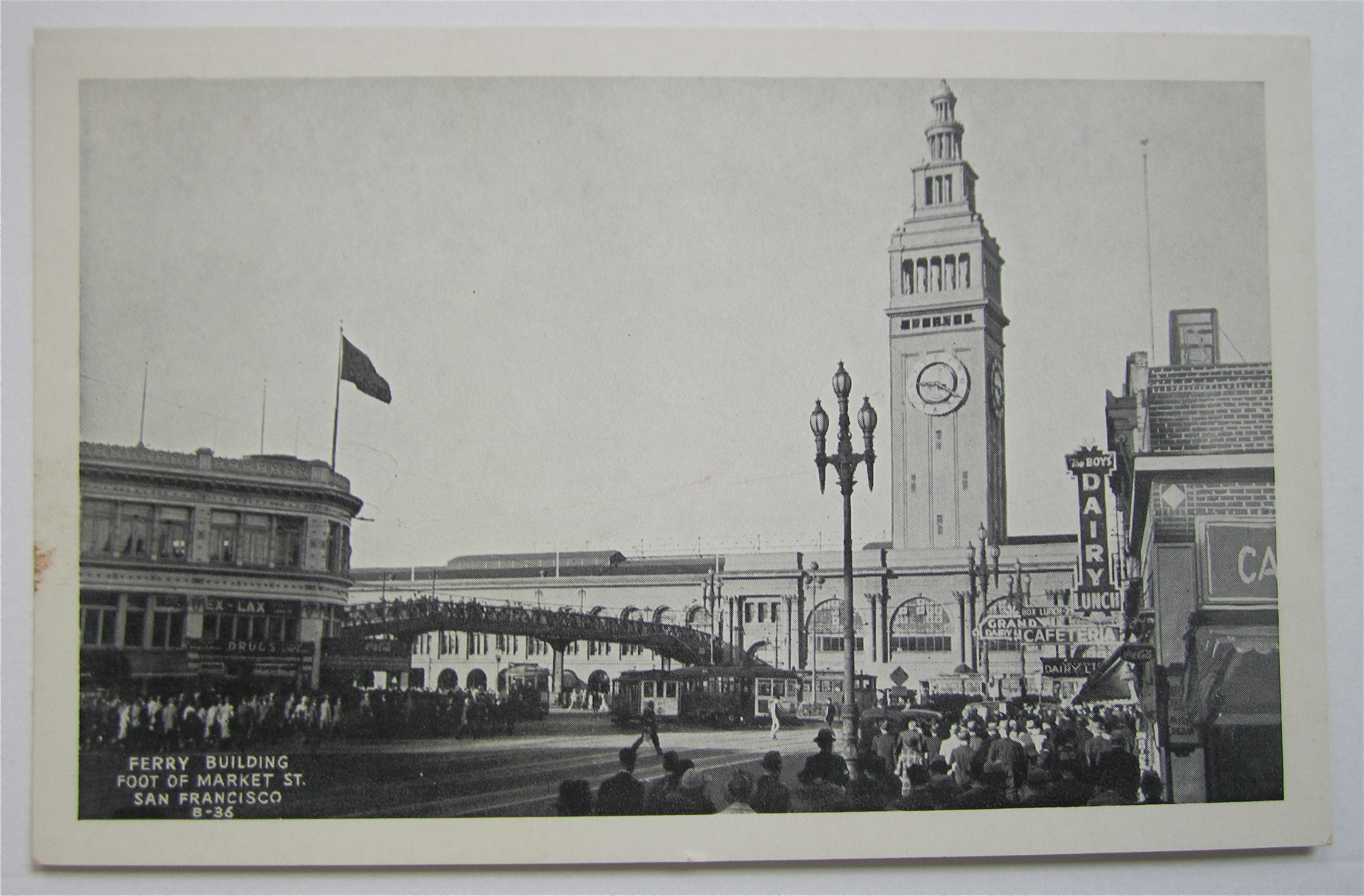 Ferry Building, Foot Of Market Street Postcard