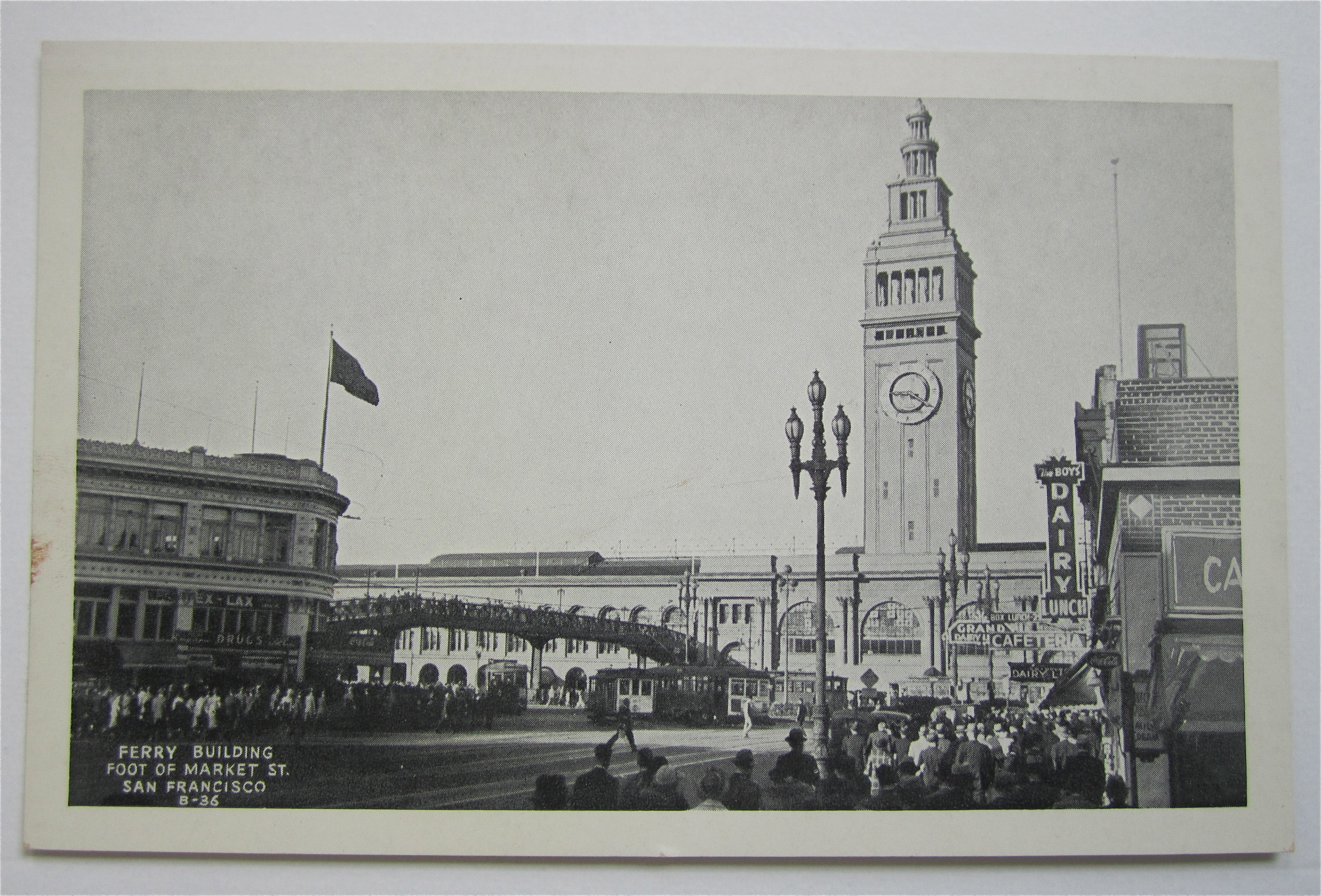 Ferry Building, Foot Of Market Street Postcard
