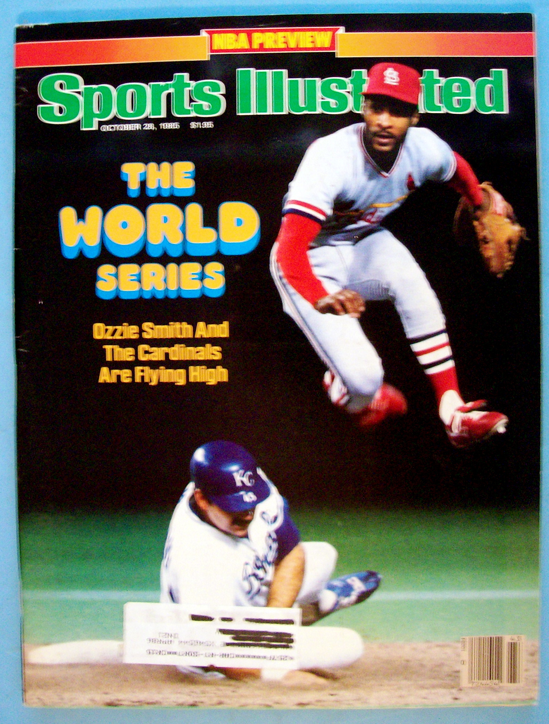 Sport Illustrated Magazine-October 28, 1985-Ozzie Smith
