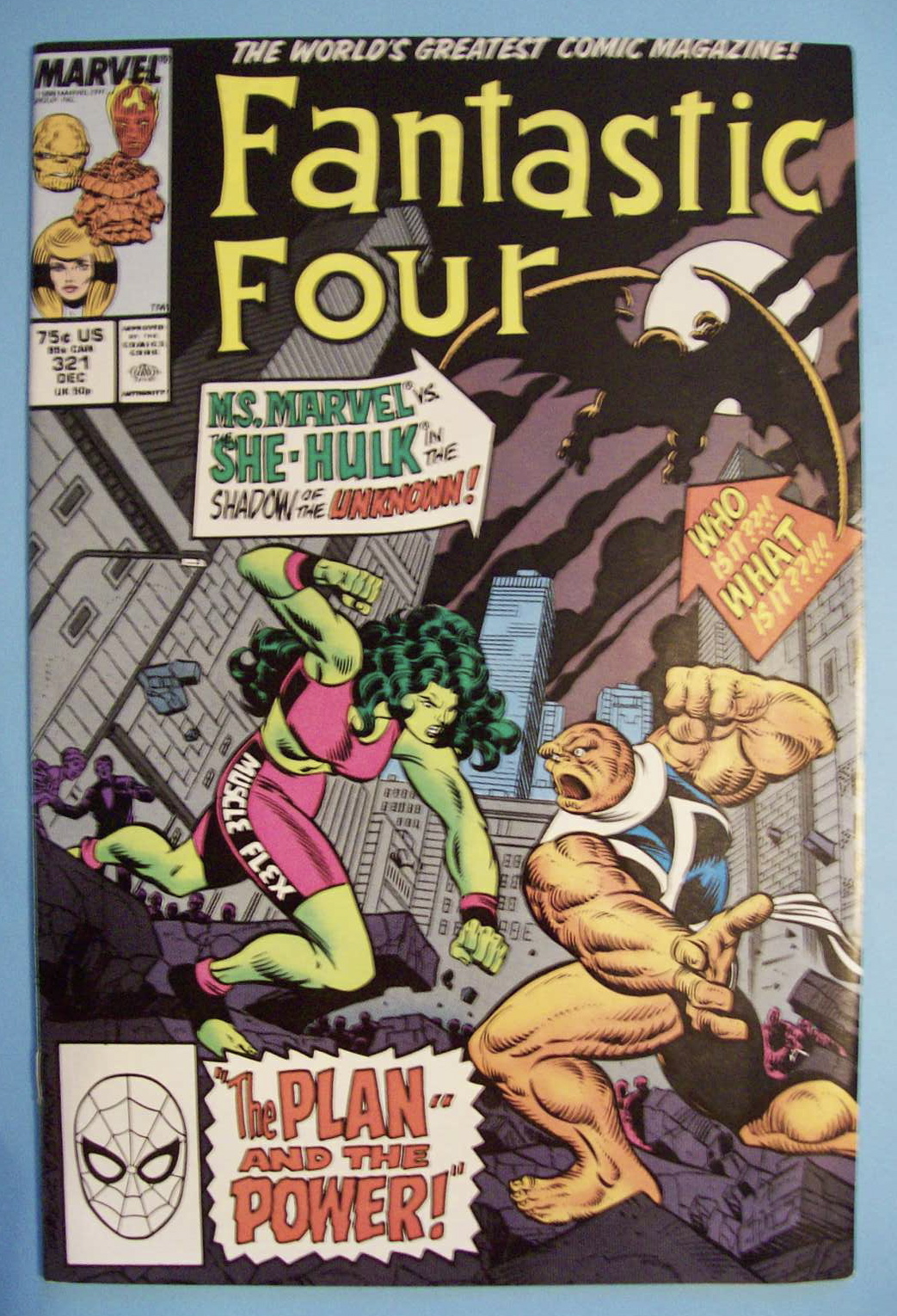 Fantastic Four Comics -Dec 1988- Ms Marvel vs. She Hulk
