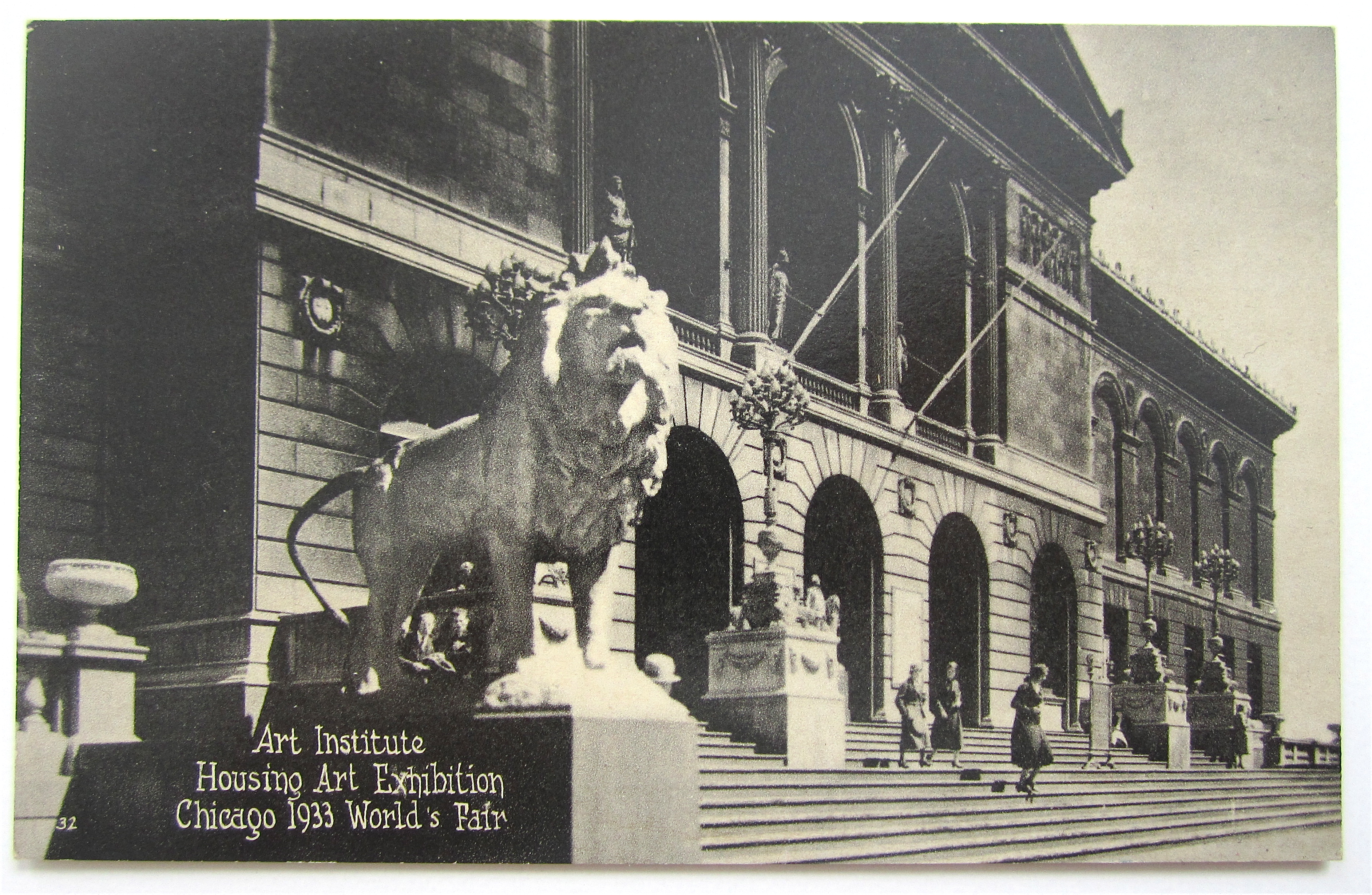 Art Institute, Chicago World's Fair Postcard