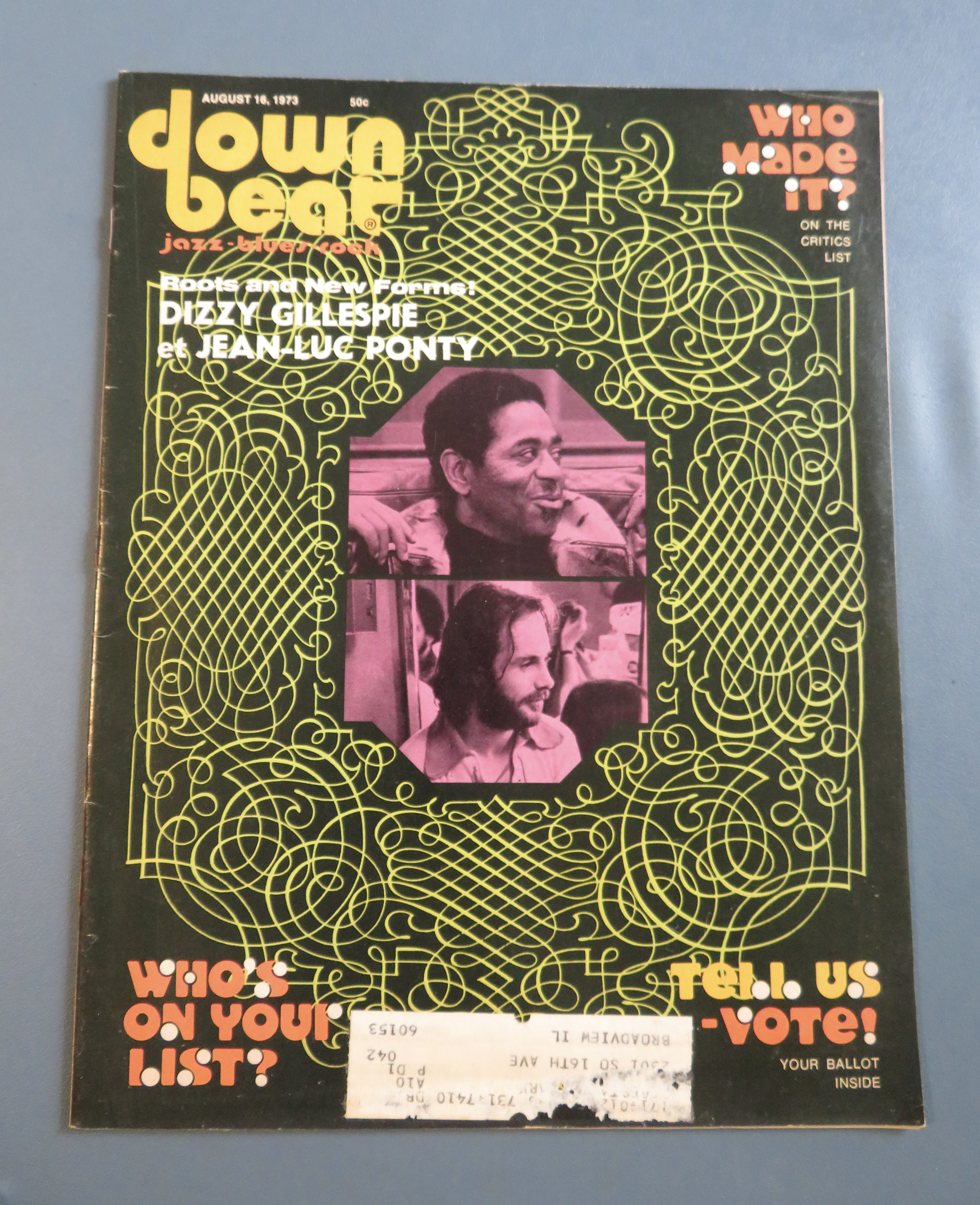 Downbeat Magazine August 16, 1973