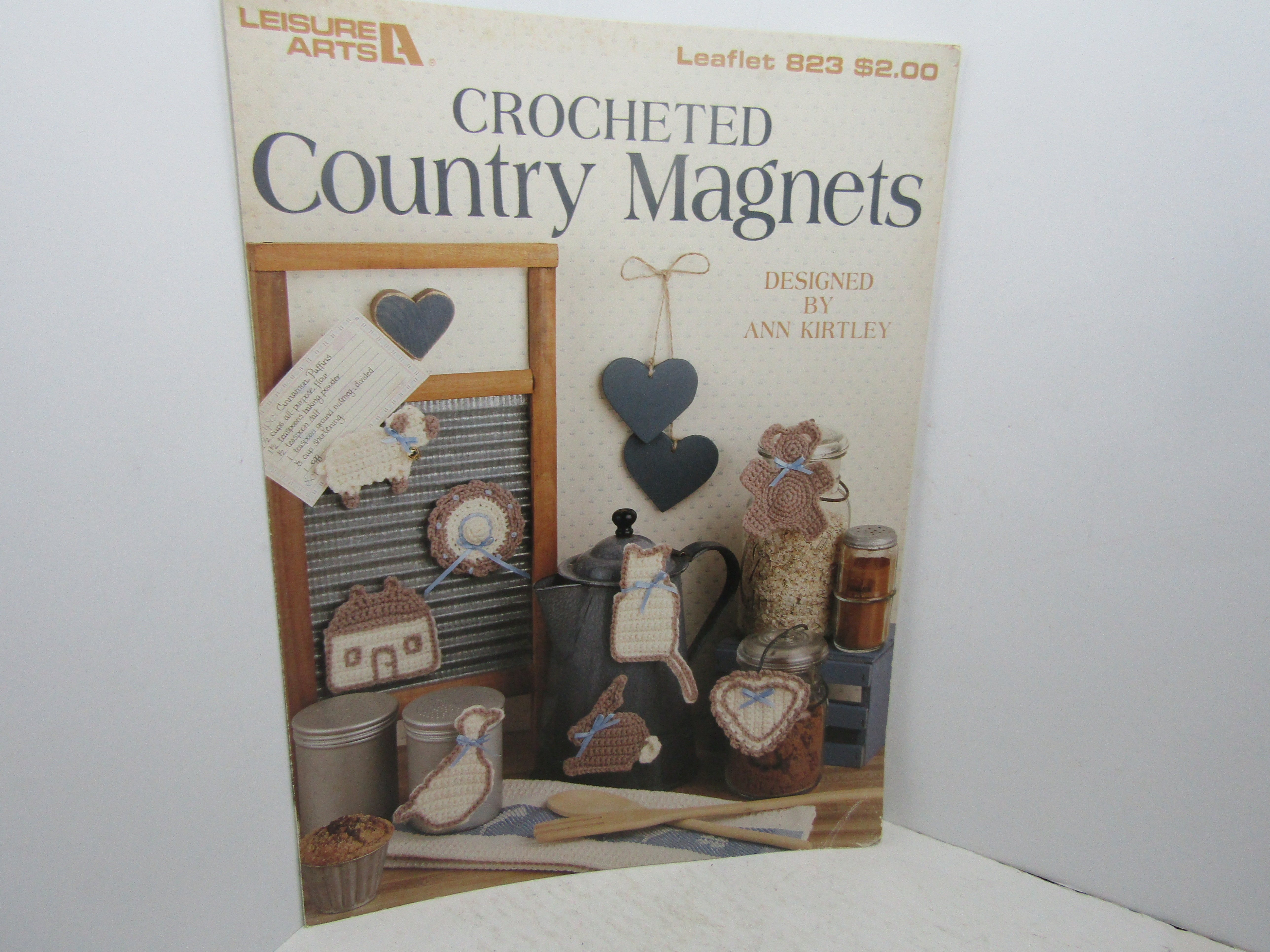 Leisure Arts Crocheted Country Magnets #823
