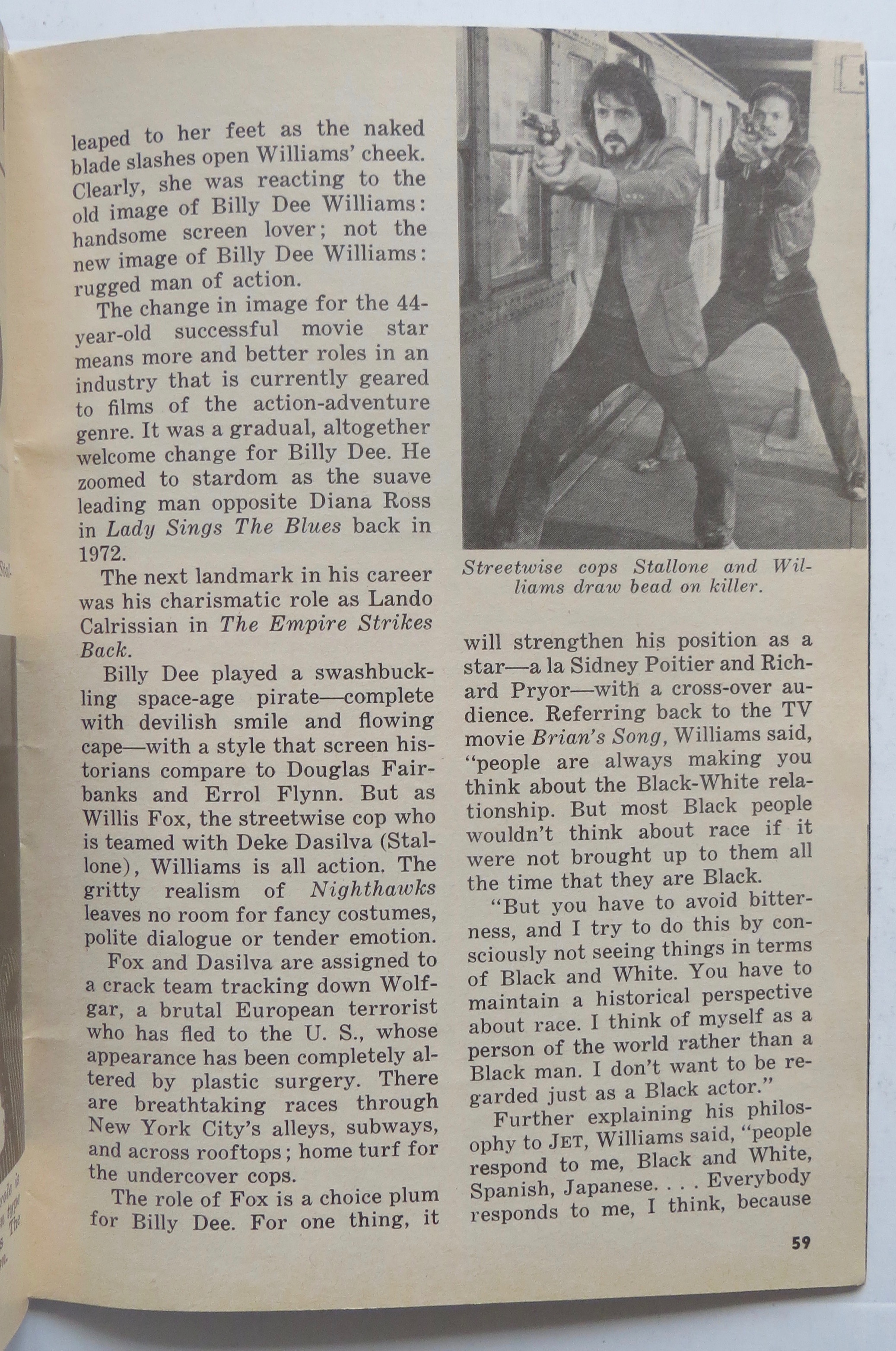 Jet Magazine May 28, 1981 Billy Dee Sheds Sex Symbol