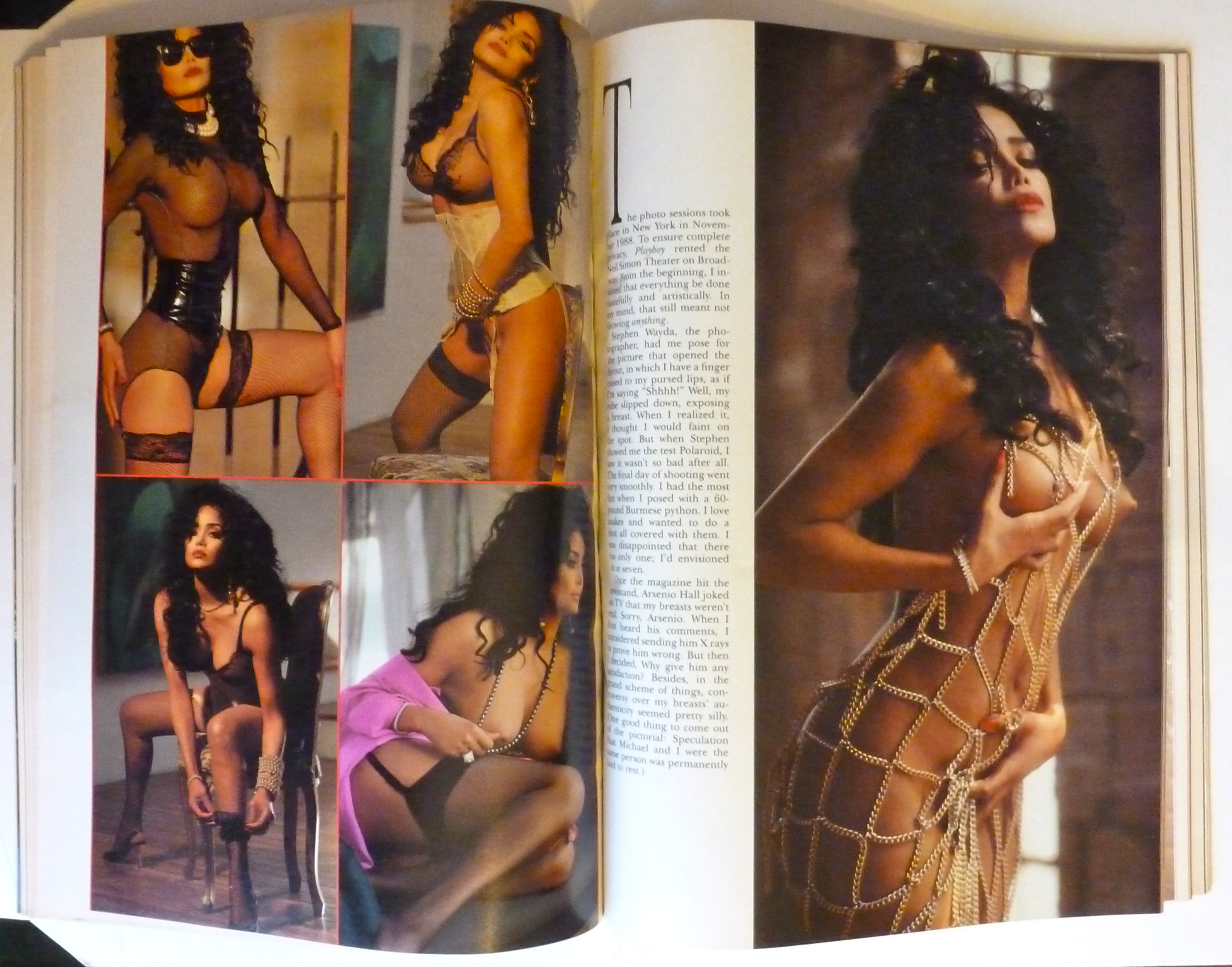 Playboy Magazine-November 1991-La Toya Jackson