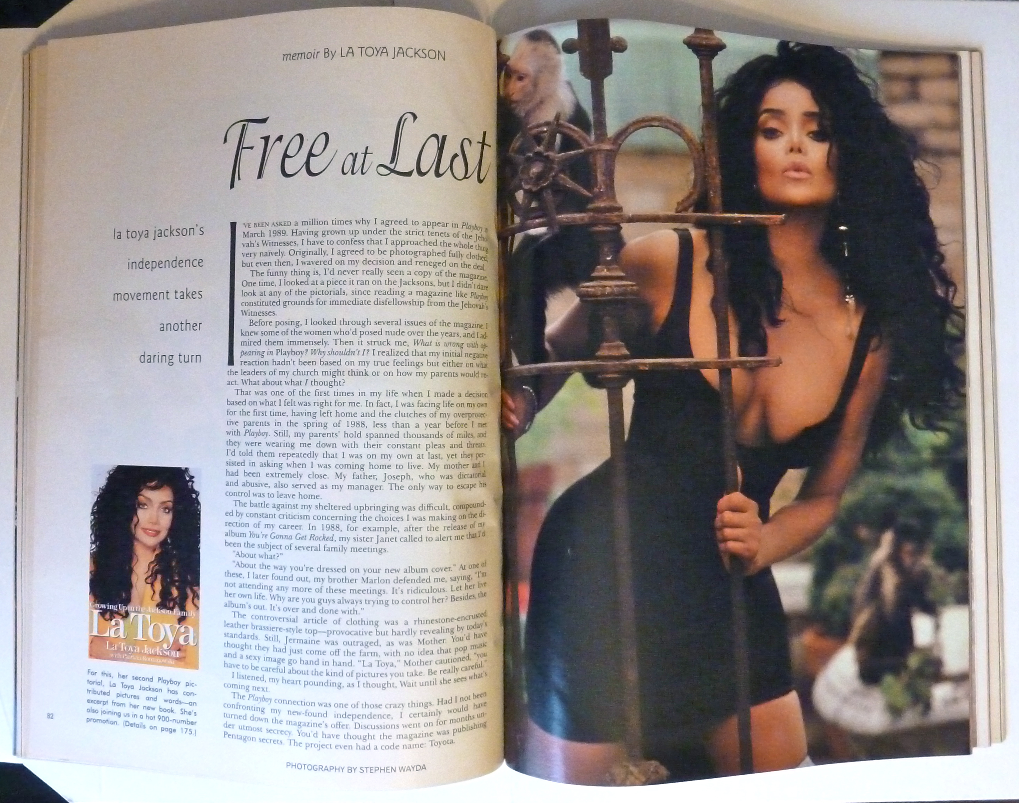 Playboy Magazine-November 1991-La Toya Jackson