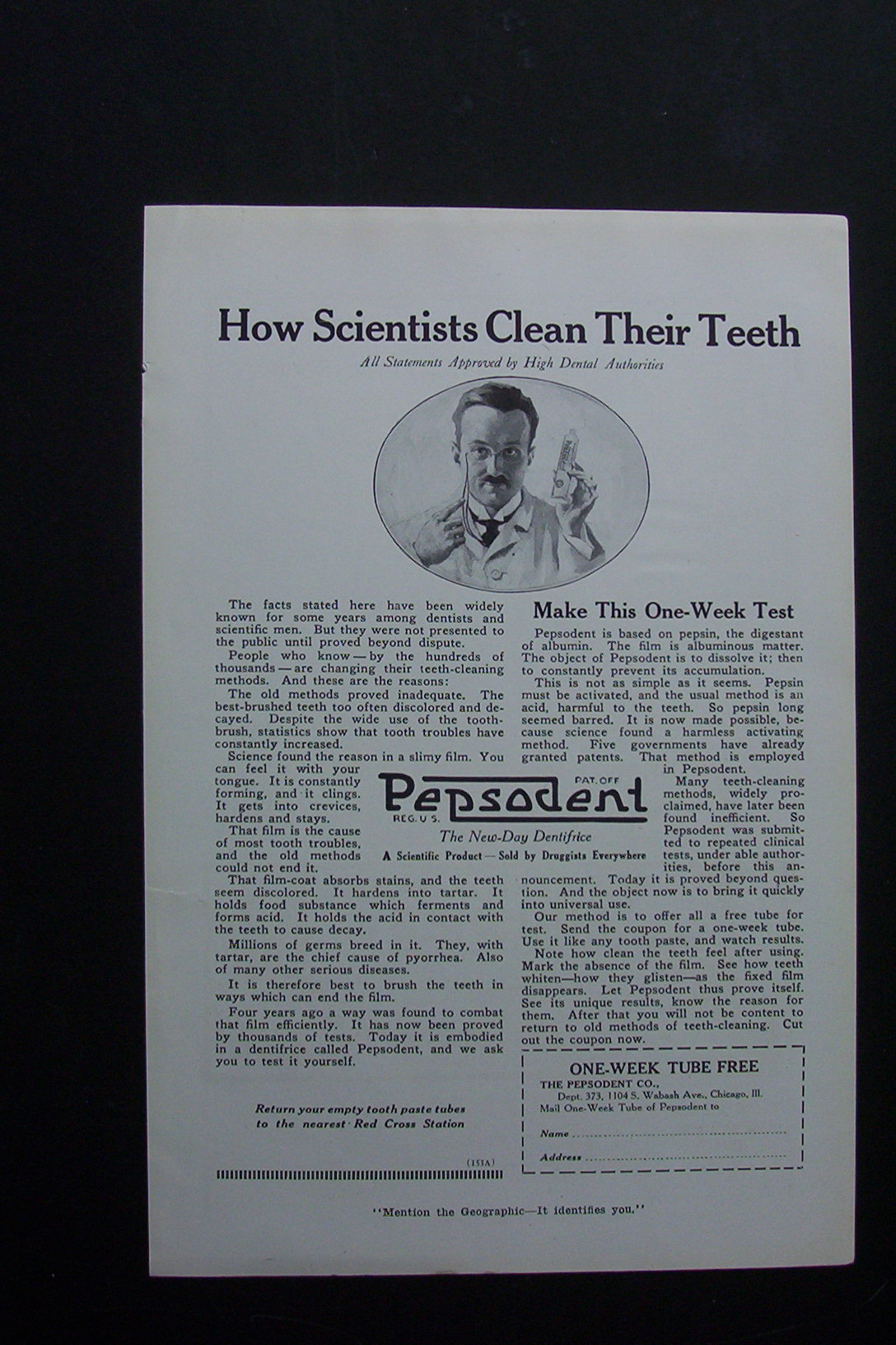 1918  Pepsodent